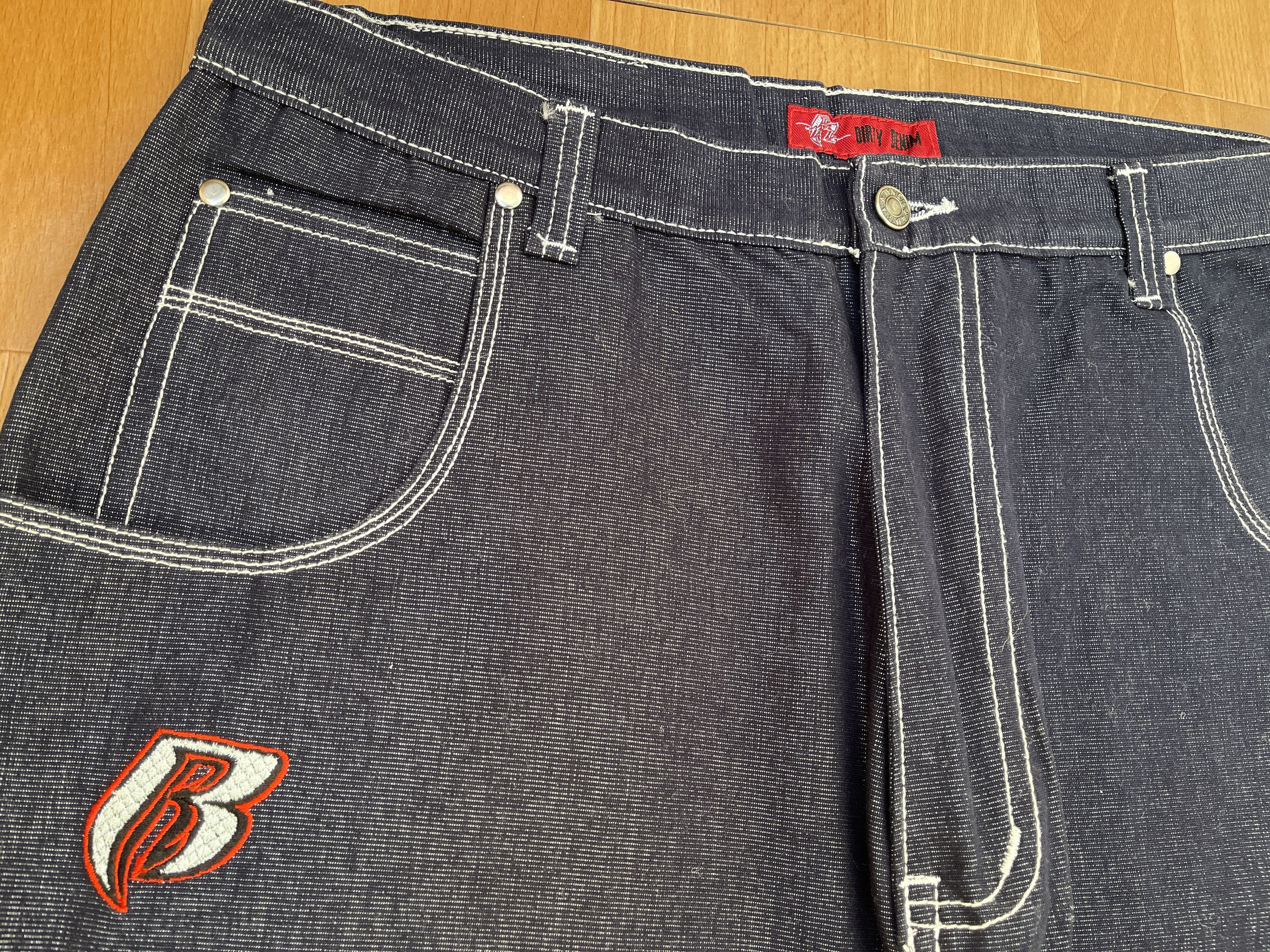 Ruff Ryders Ruff Ryders jeans, vintage baggy jeans 90s hip hop skater 34 Size US 34 / EU 50 - 7 Thumbnail
