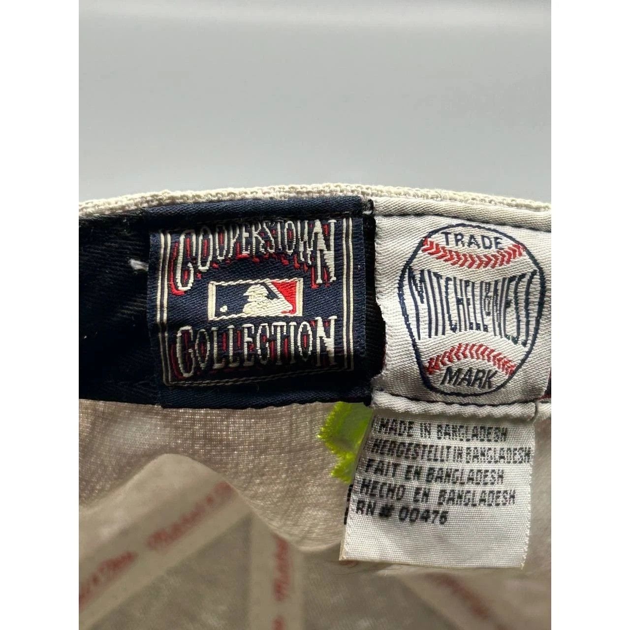 Mitchell & Ness New York Yankees Hat Men 7 1/4 Gray MLB Fitted Cap Size ONE SIZE - 4 Thumbnail
