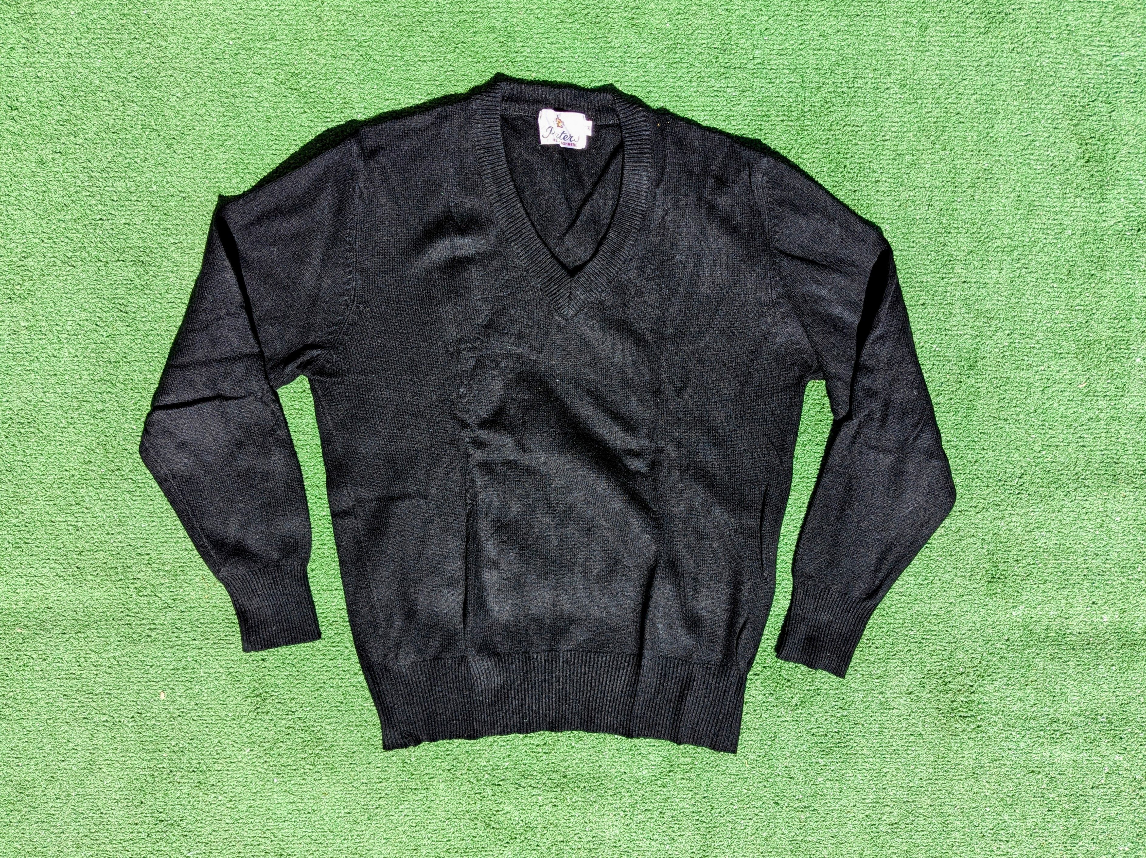 Vintage Vintage Peter's V-neck Pullover 100% Cashmere Sweater Shirt Size M / US 6-8 / IT 42-44 - 5 Thumbnail