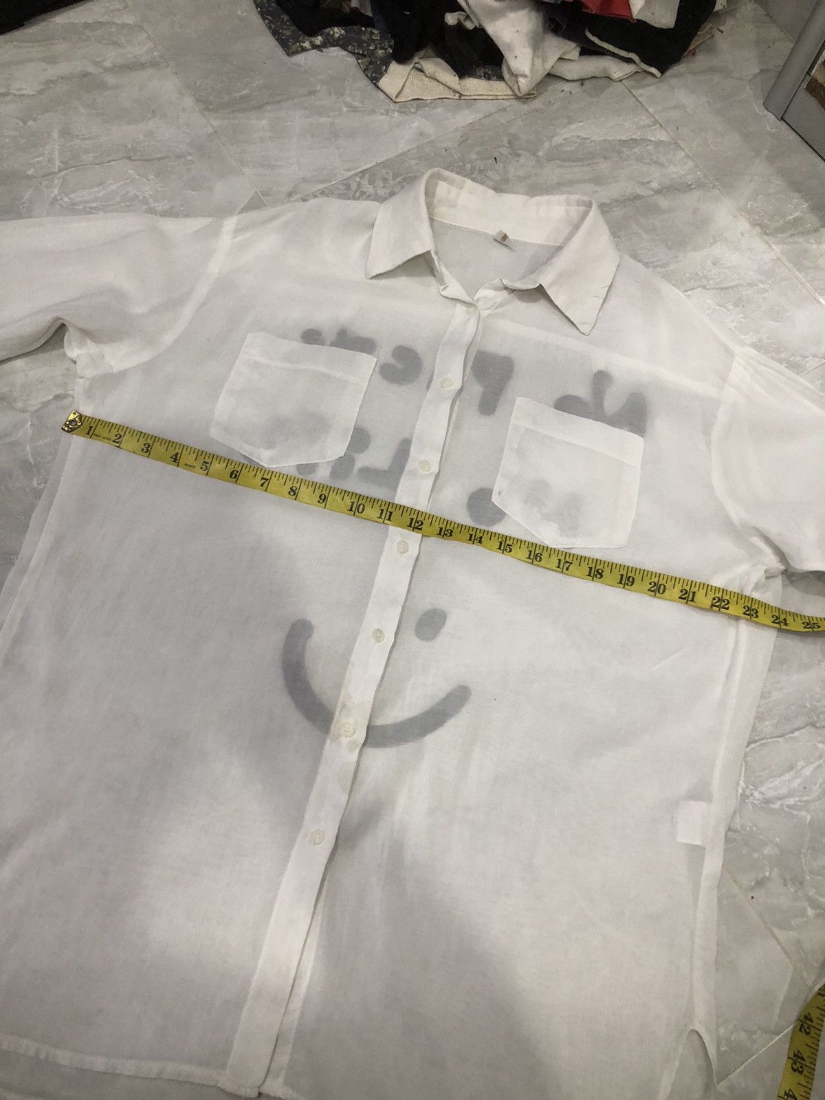Designer × Japanese Brand Ungrid “no picnic no life” seen through button ups shirt Size US M / EU 48-50 / 2 - 13 Thumbnail