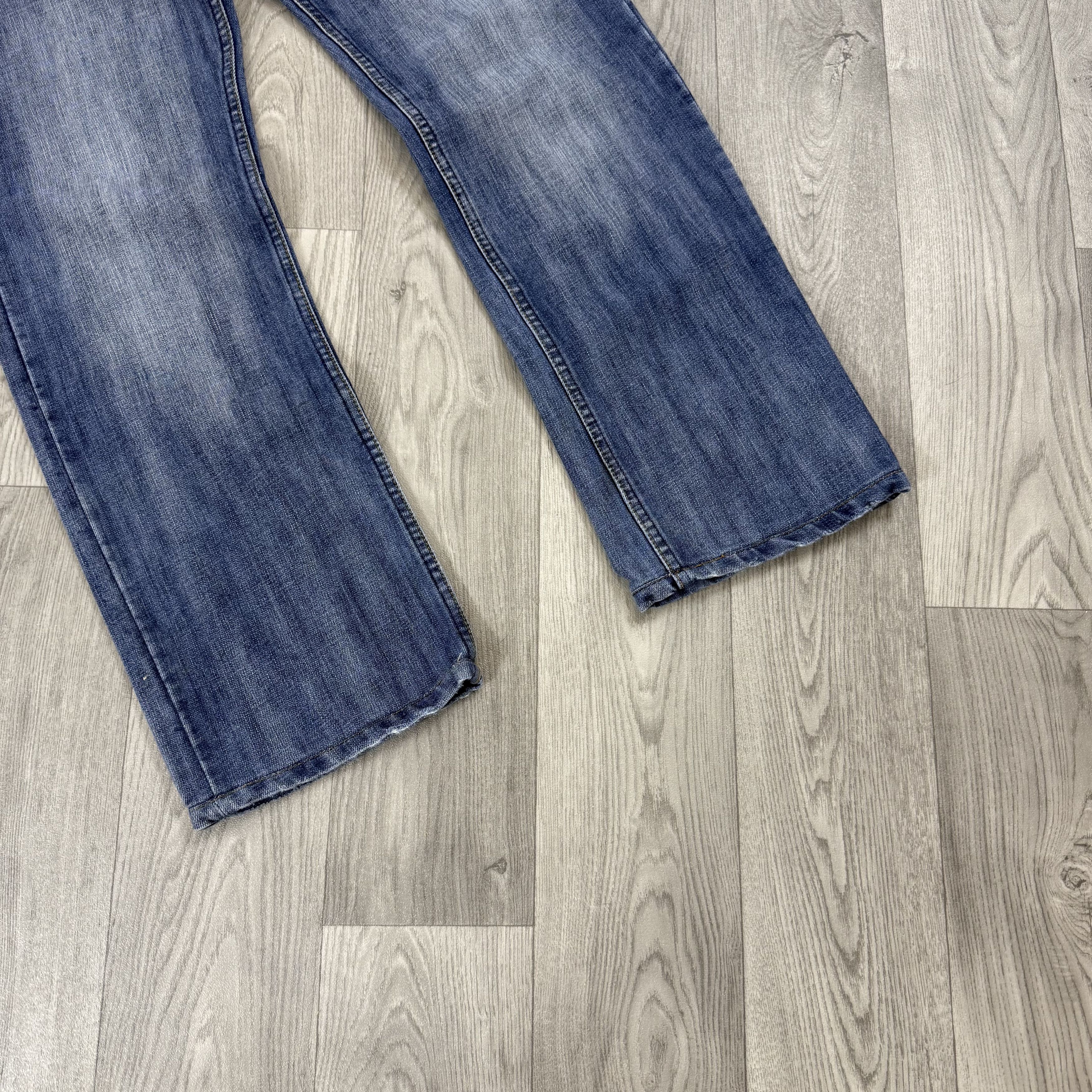 Diesel Vintage Diesel Y2K Rare Blue Denim Straight Jeans 32 Size US 32 / EU 48 - 11 Thumbnail