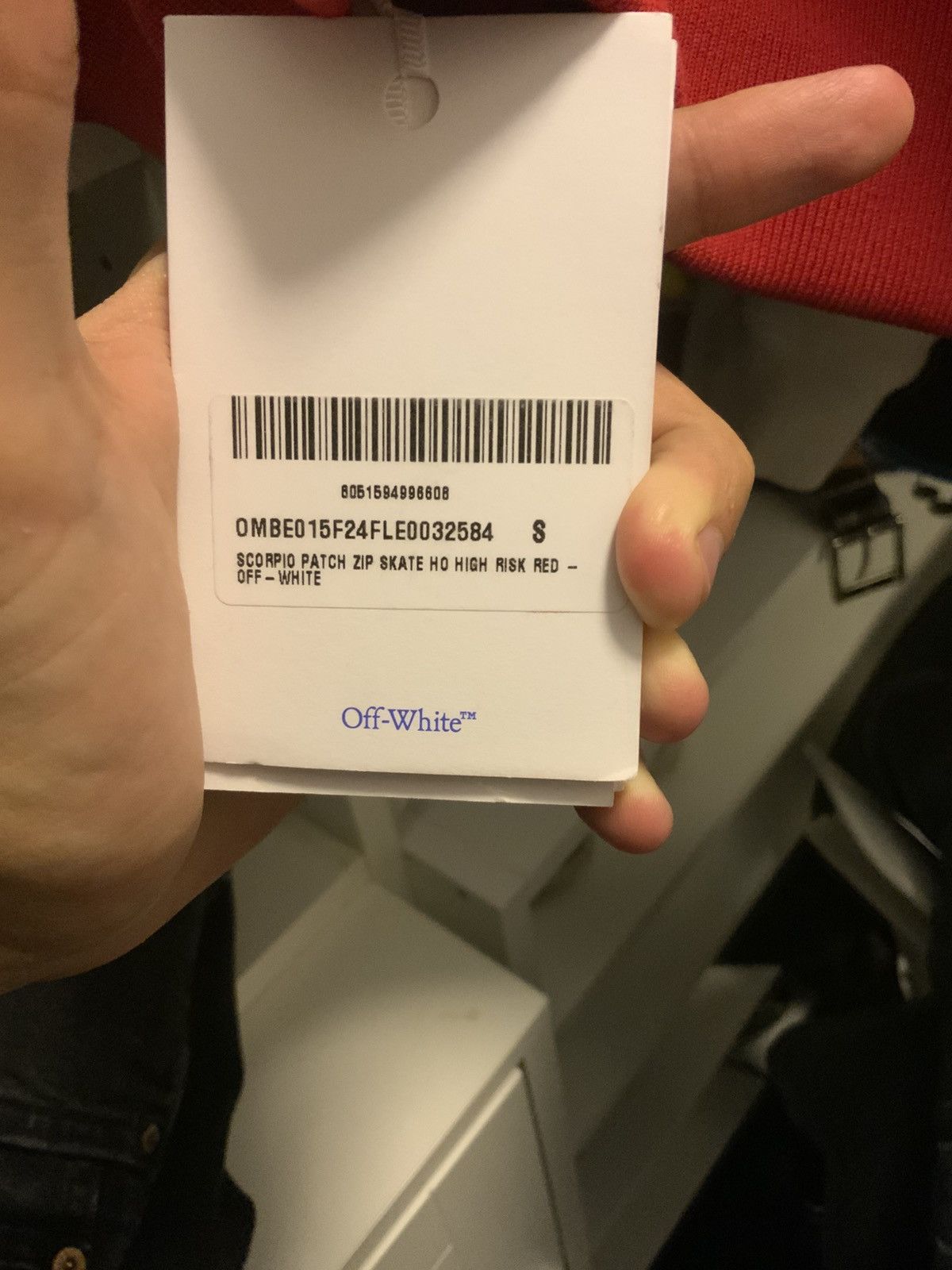 Off-White Off-White red scorpion patch hoodie Size US S / EU 44-46 / 1 - 6 Thumbnail