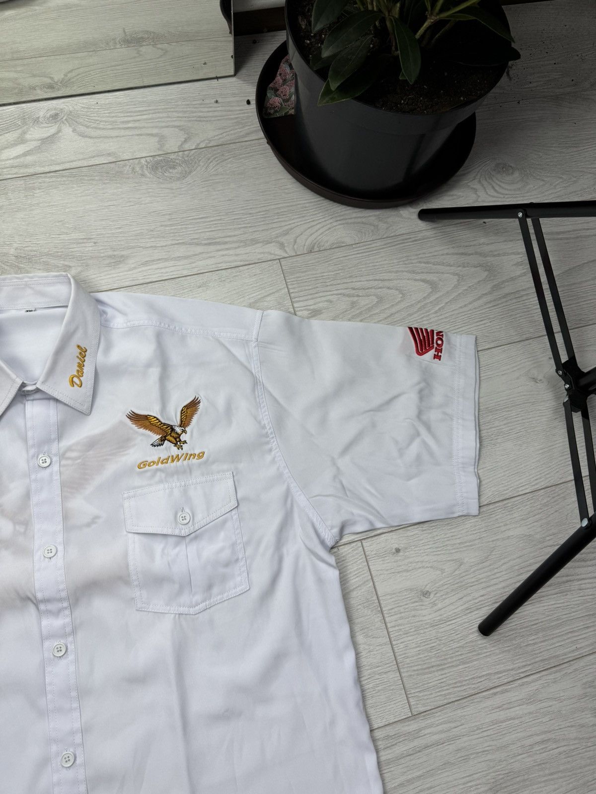 Honda × Vintage Vintage Honda Racing Woody Woodpecker Gold Wing Shirt Size US XXL / EU 58 / 5 - 3 Thumbnail