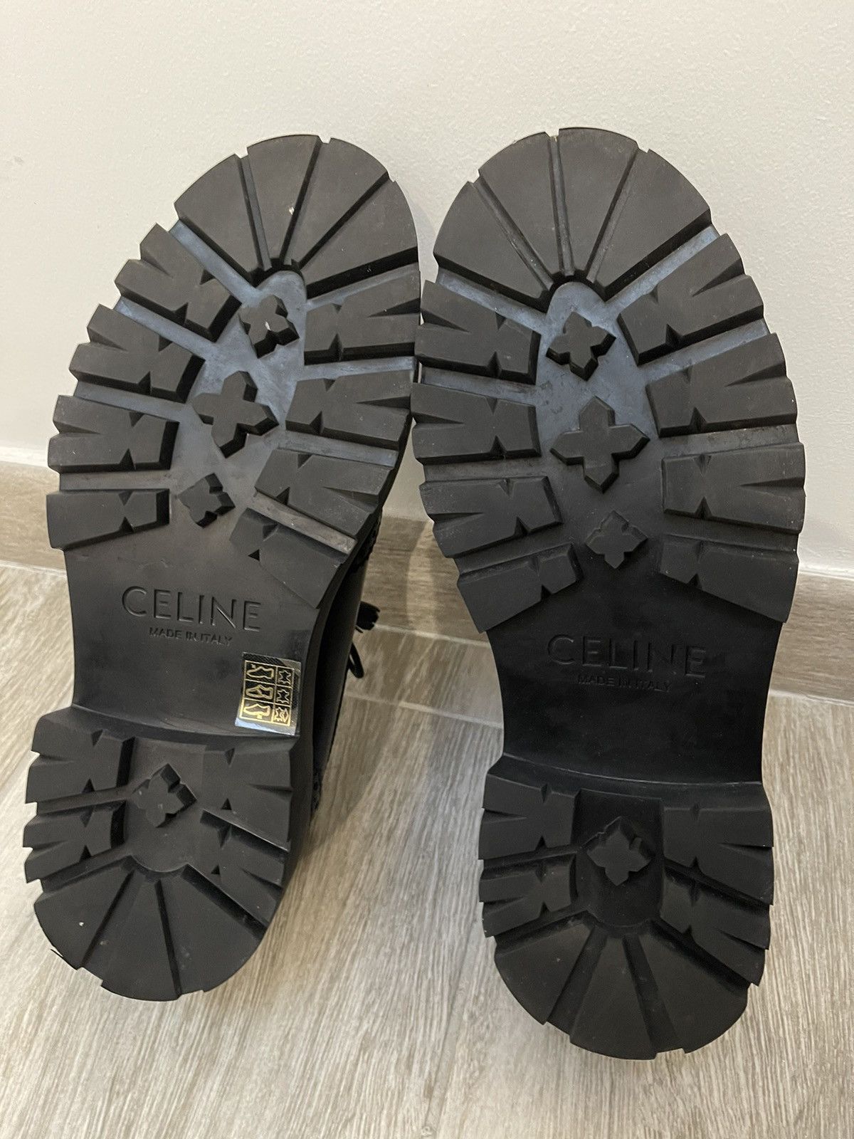 Celine Derby In Black Polished Bull Leather Size US 10 / IT 40 - 7 Thumbnail