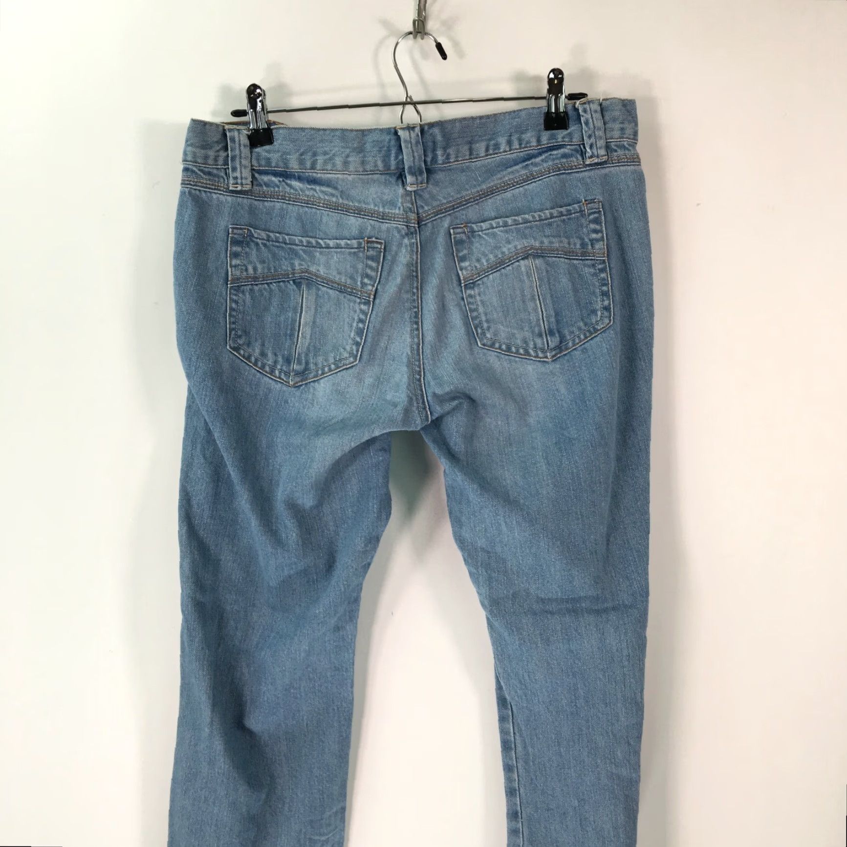 Old Navy Vintage Old Navy Women's Jeans Size 10 Regular Fit 34x25 Blue Denim Low Waist 90s Bohemian Size 32" / US 10 / IT 46 - 3 Thumbnail