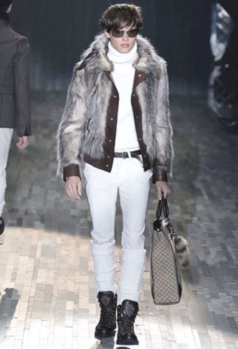 Gucci Gucci Runway opossum fur jacket FALL 2007 Size US L / EU 52-54 / 3 - 7 Thumbnail