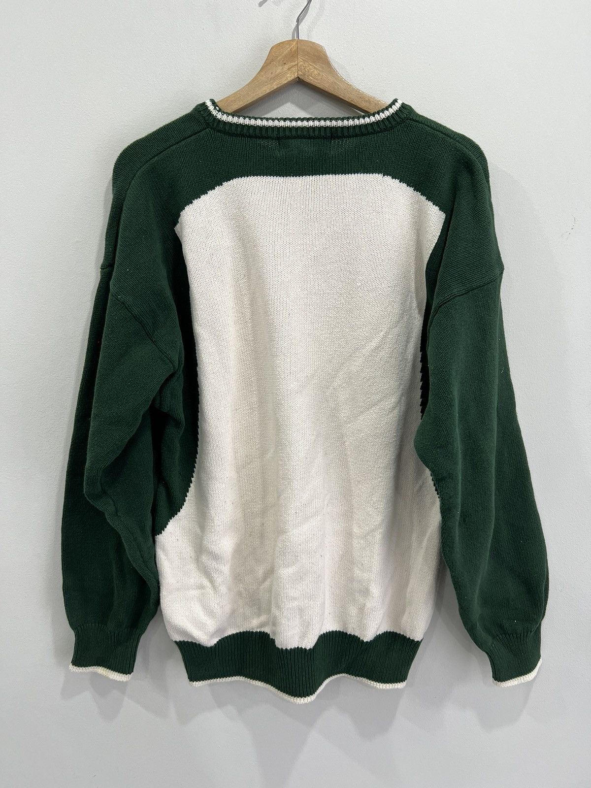 Vintage Vintage Green Bay Packers Knit Sweater Size US L / EU 52-54 / 3 - 5 Thumbnail