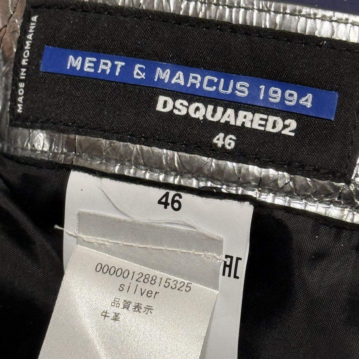 Dsquared2 Dsquared2 silver metallic leather jeans Size US 30 / EU 46 - 5 Thumbnail