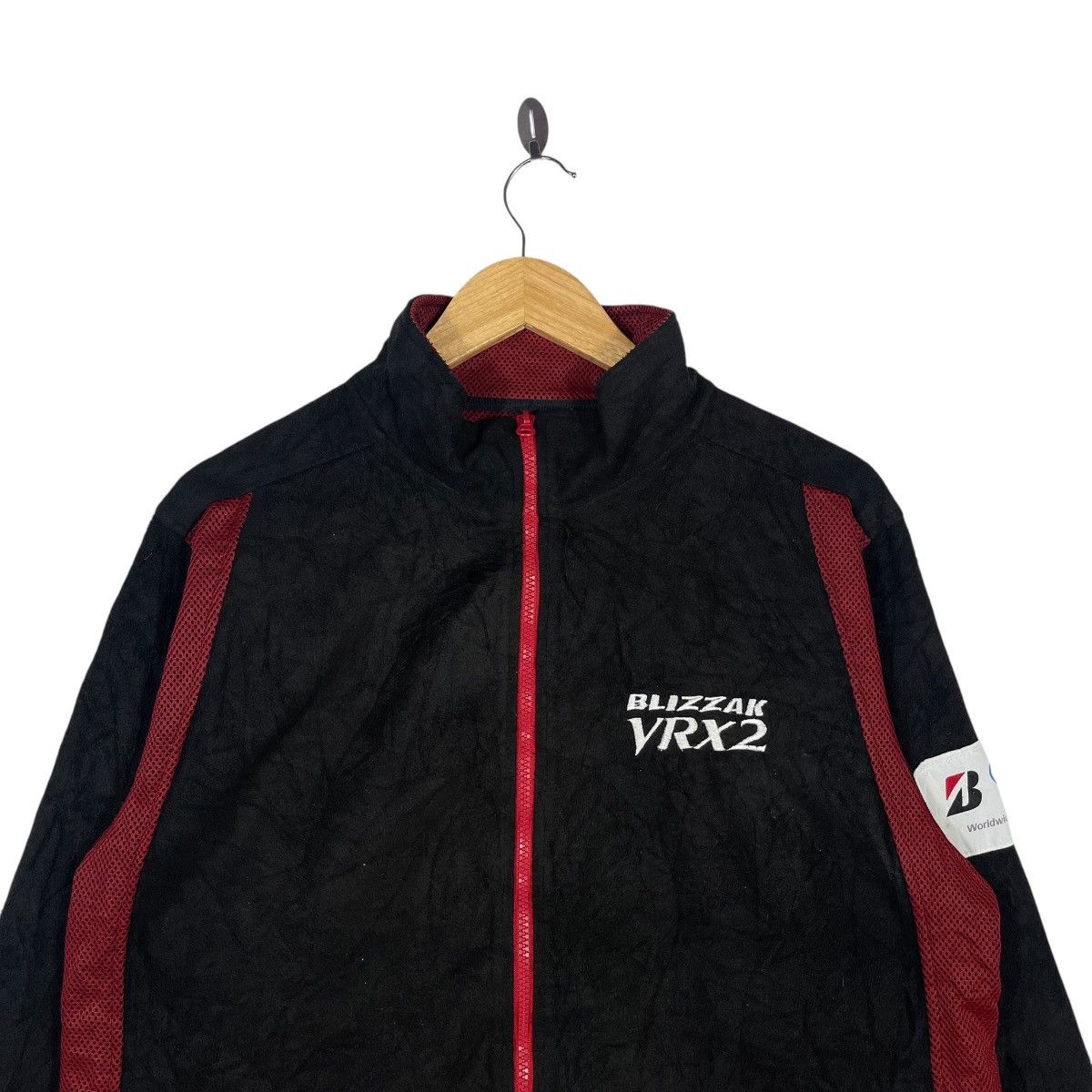 Vintage Bridgestone Blizzak VRX2 Racing Windbreaker Jacket Olympic Size US L / EU 52-54 / 3 - 2 Thumbnail