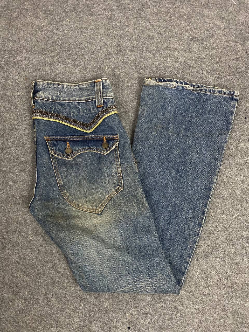 JACKROSE jackrose japanese brand bootcut flare nice design denim Size US 34 / EU 50 - 2 Thumbnail