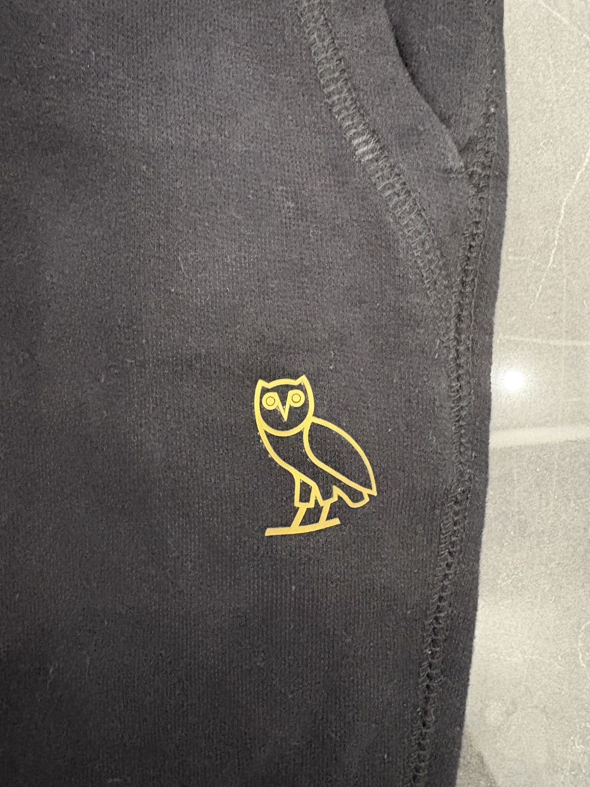 October's Very Own OVO October Very Own Classic Black Sweatpants Cotton Joggers Size US 32 / EU 48 - 2 Thumbnail