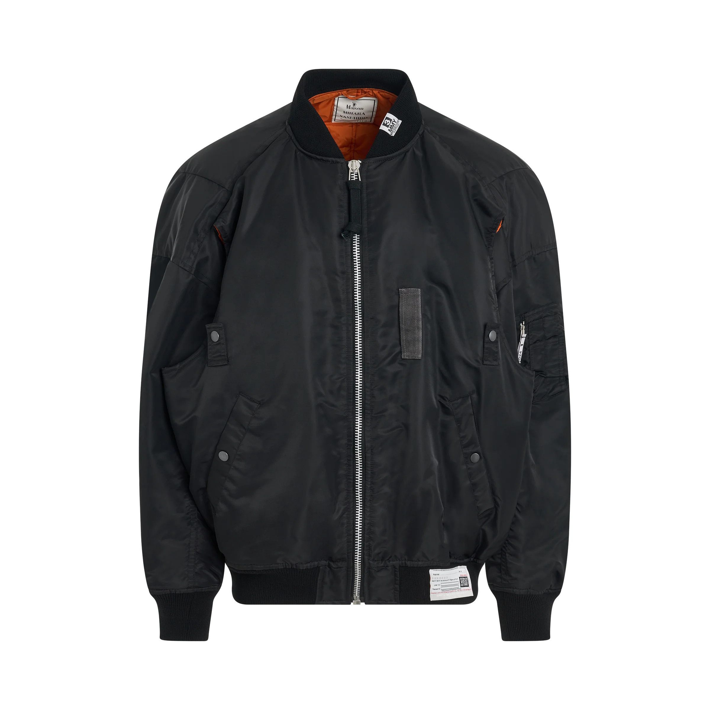 o1mris0824 Double Armhole Jacket in Black
