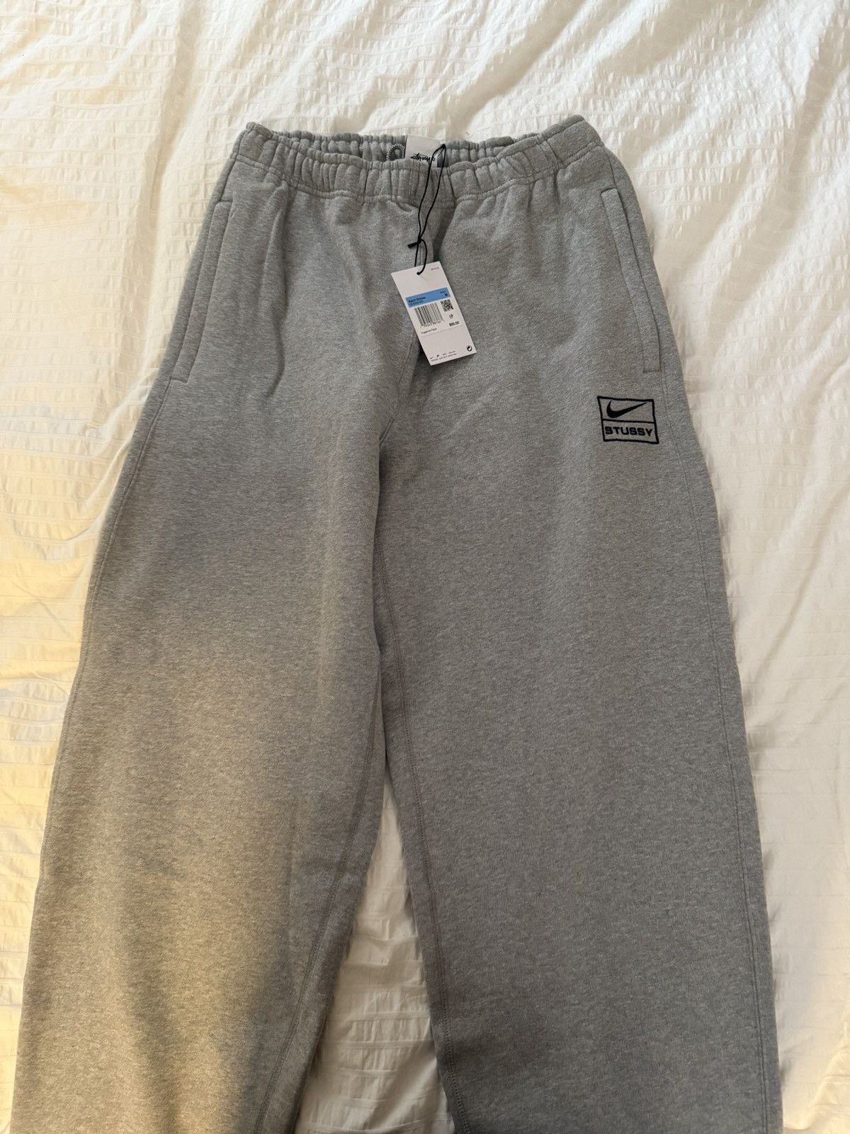 Nike x stussy sweatpants grey medium DO9340-063