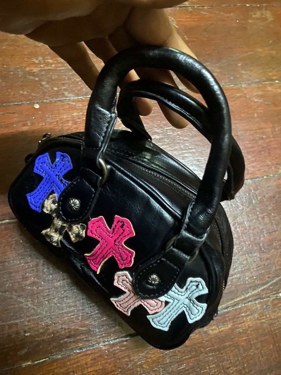 Other Unbrand multicolor cross patches mini handbag inspiration CH Size ONE SIZE - 7 Thumbnail