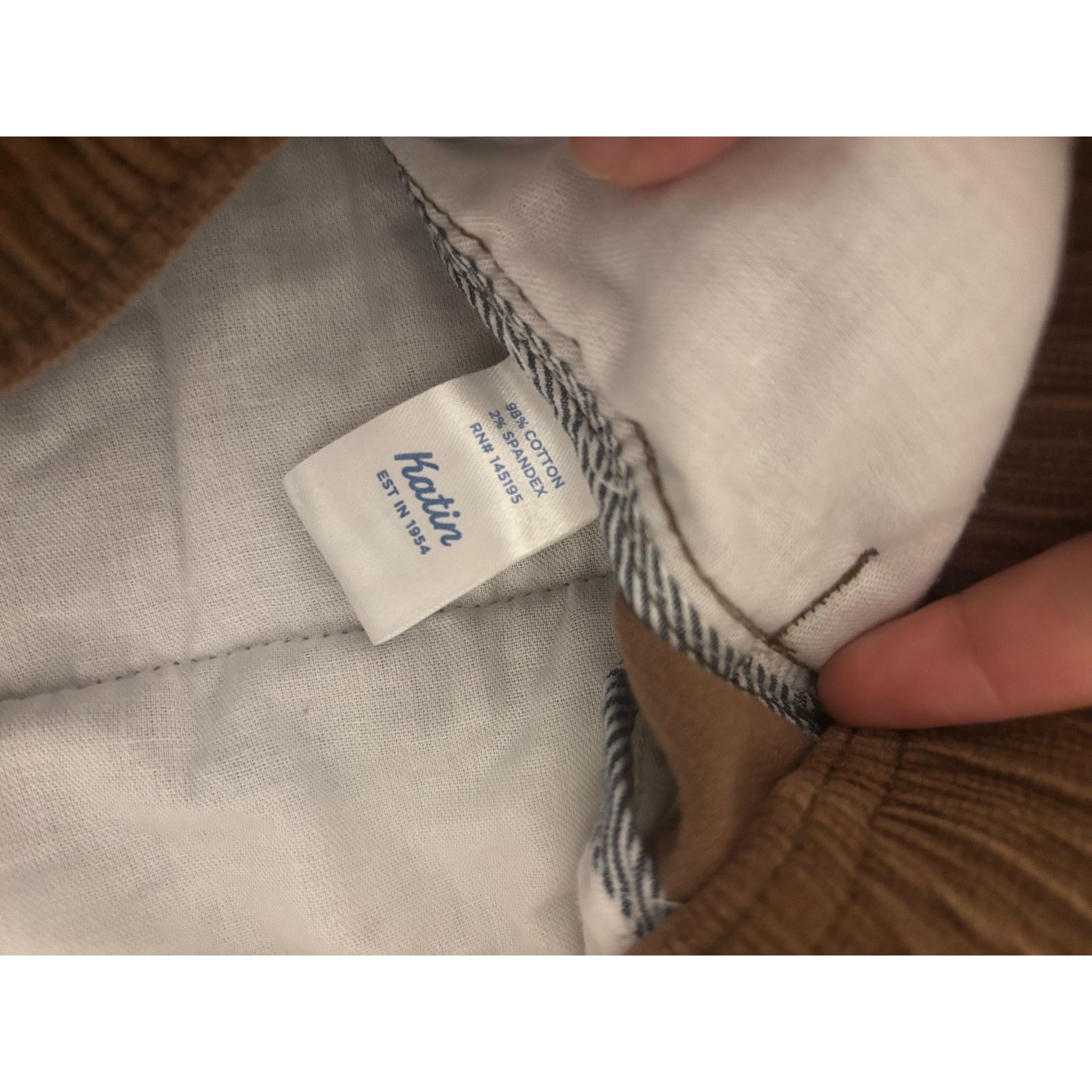 Katin Usa Katin Mens Shorts Cord Local Sz XL Size US 35 - 7 Thumbnail