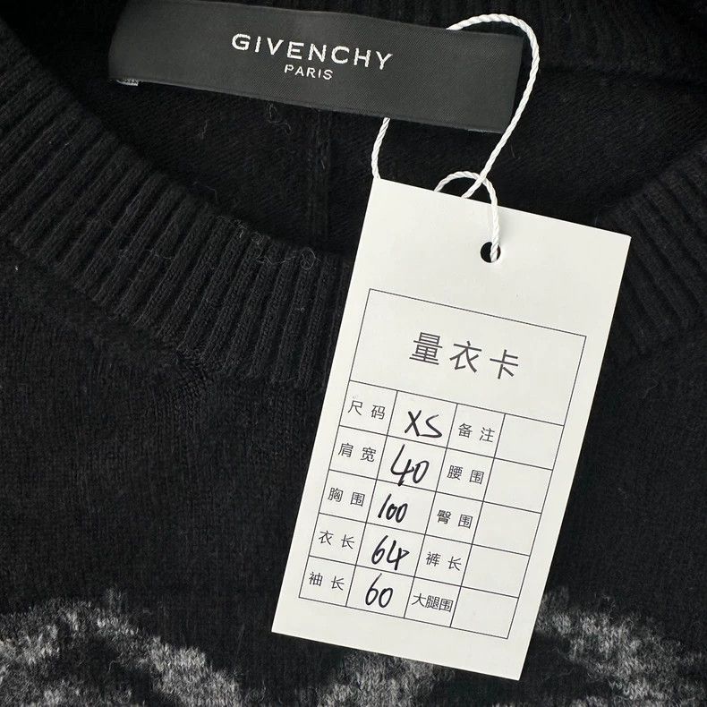 Givenchy Givenchy GVC Classic Dog Head Wool Knit Sweater Size US XS / EU 42 / 0 - 3 Thumbnail
