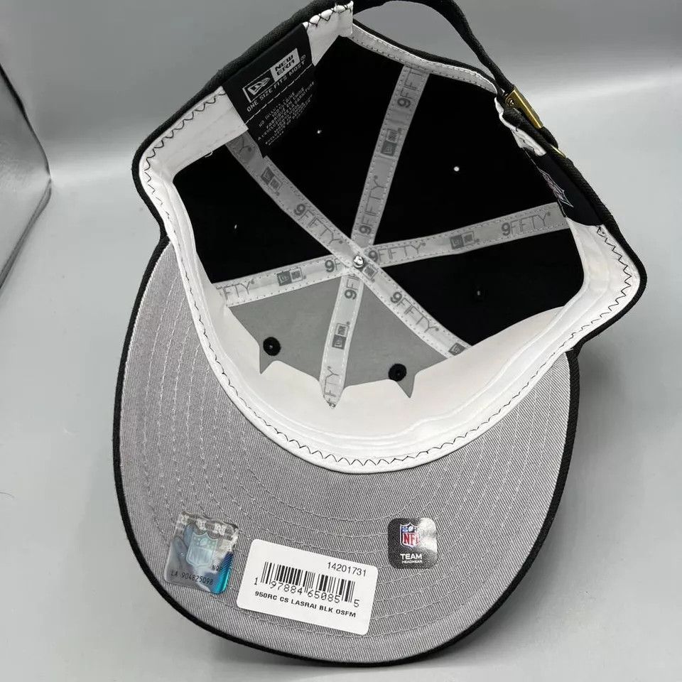 New Era Las Vegas Raiders Hat Men Retro Crown Strap Back Cap New Size ONE SIZE - 7 Thumbnail
