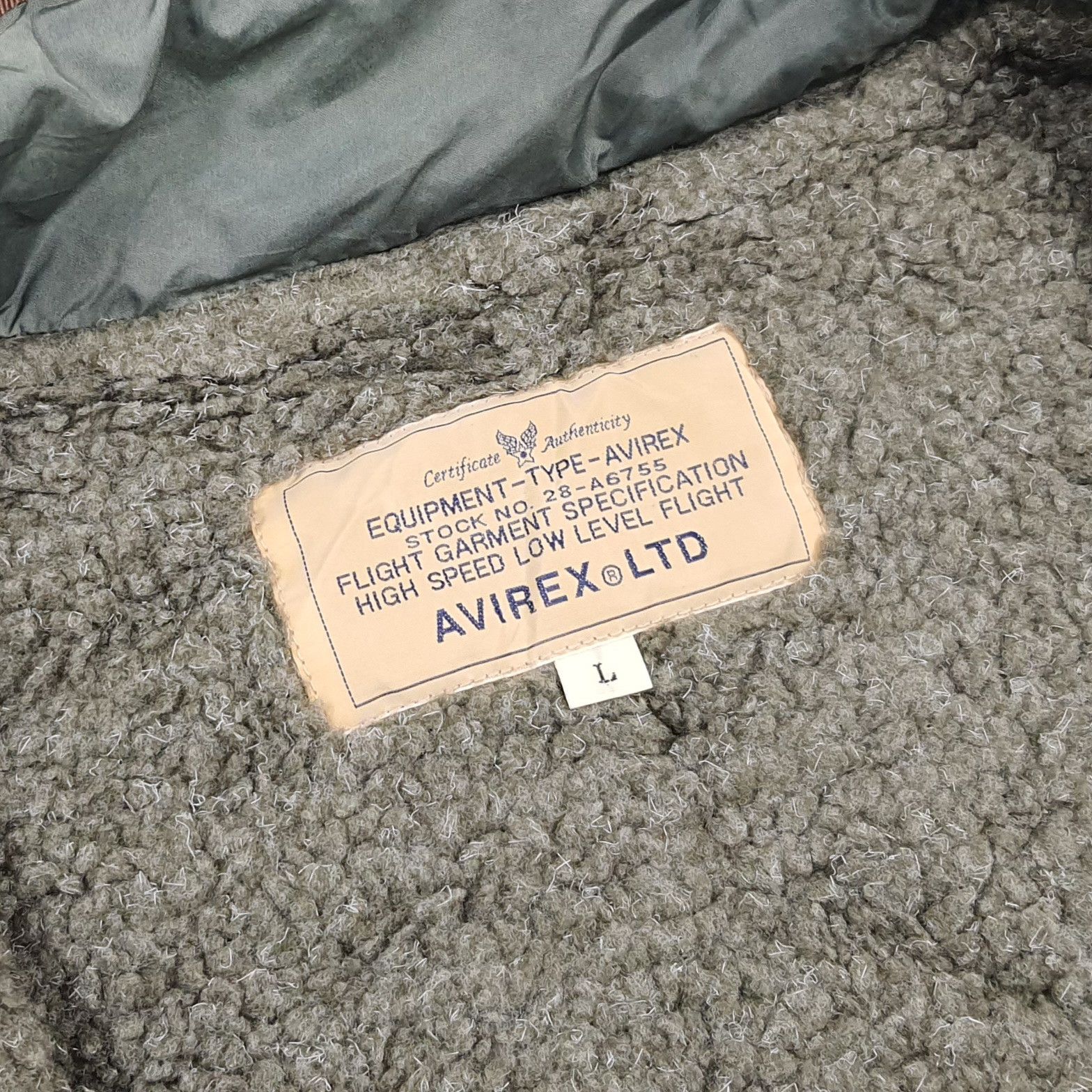 Avirex Vintage Avirex Quilted Flight Sherpa Lined Bomber C304N22 Size US M / EU 48-50 / 2 - 5 Thumbnail