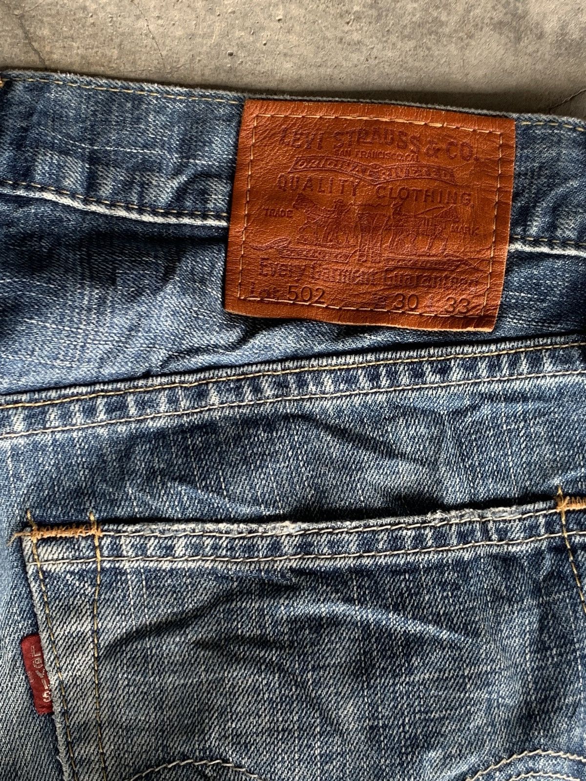 Levi's Vintage Clothing Levi's 502 mud wash nice design. Size US 31 - 4 Thumbnail