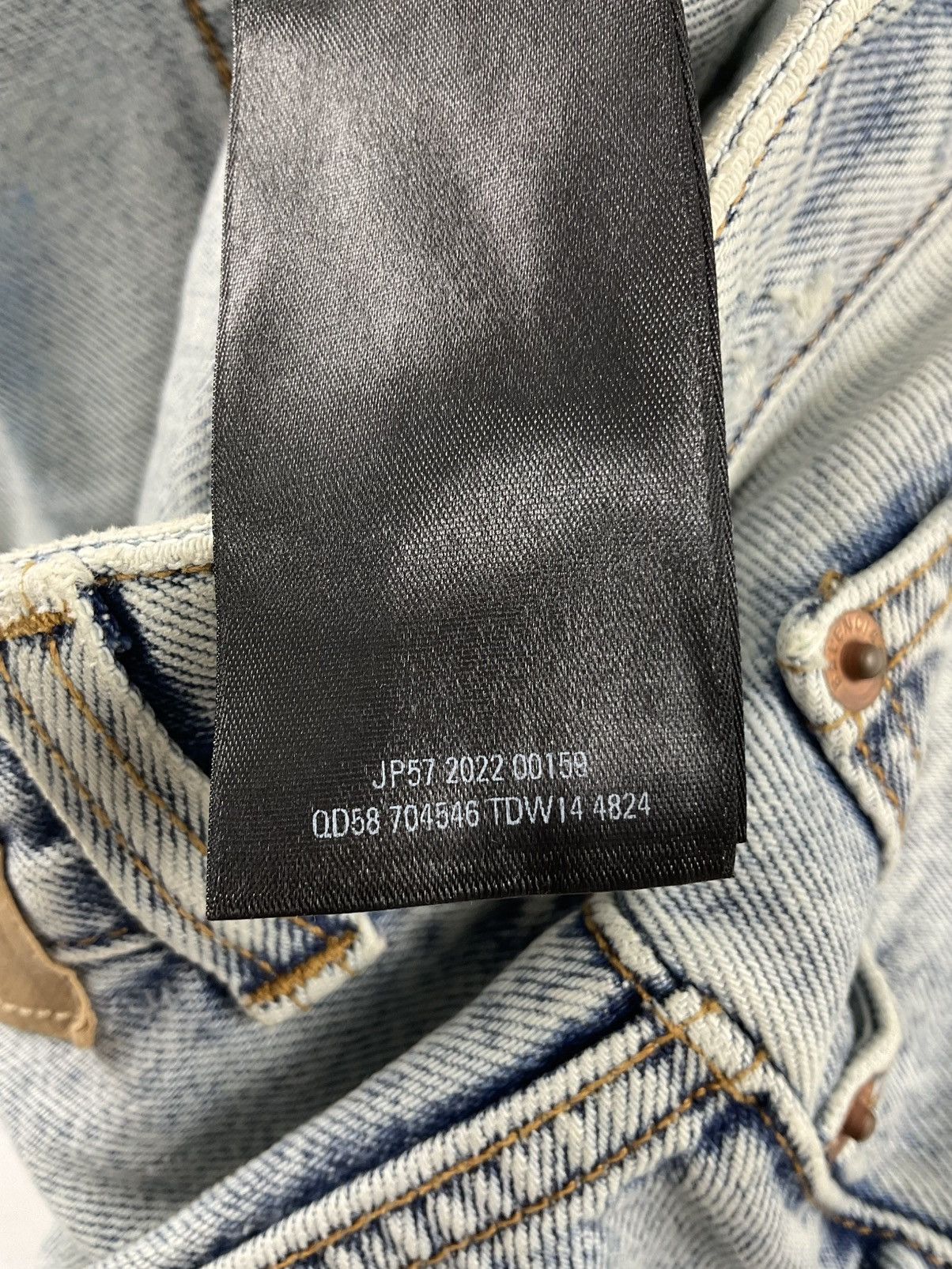Balenciaga Balenciaga Pull-Up Denim Skirt Size 26" / US 2 / IT 38 - 14 Thumbnail