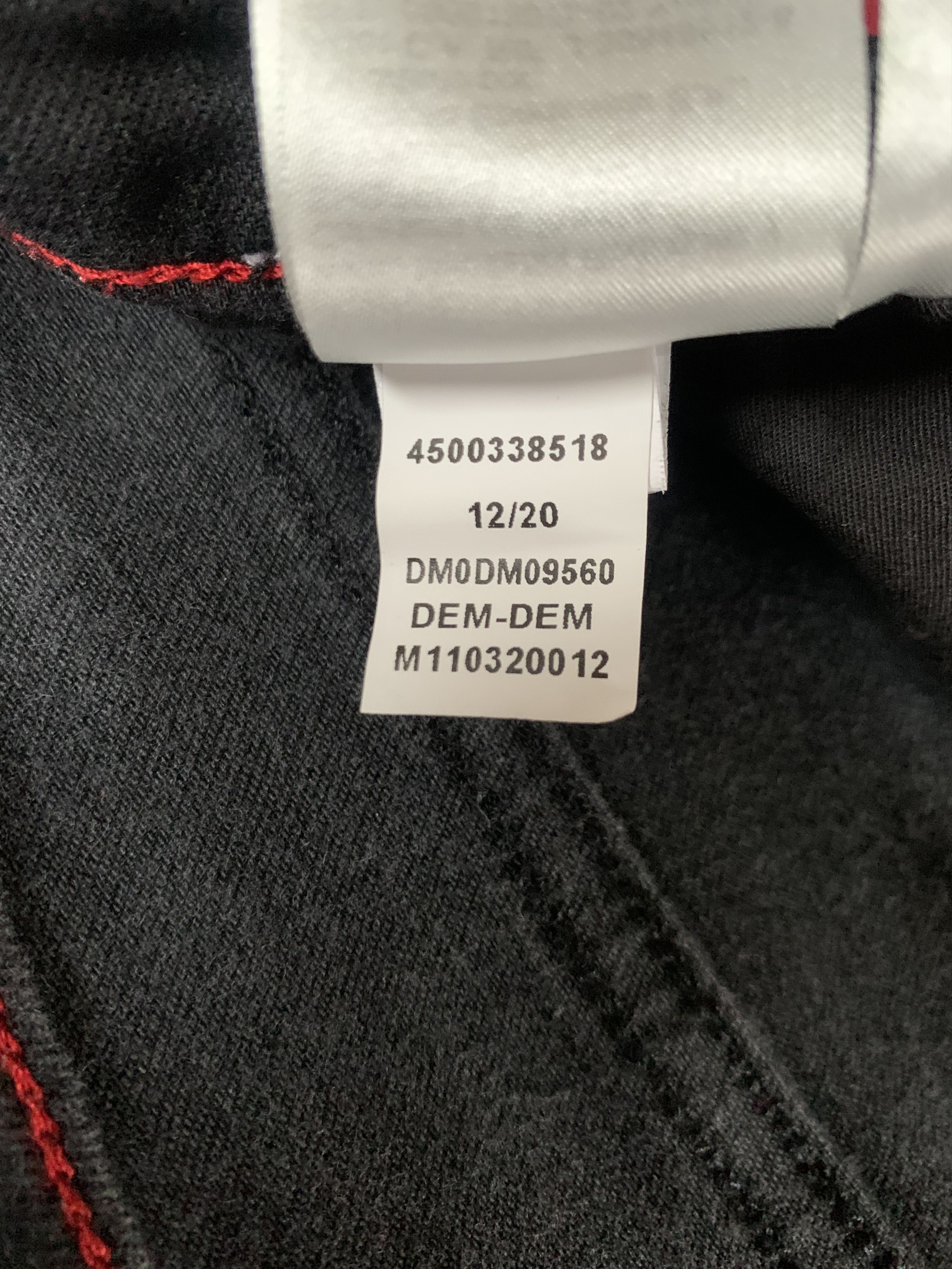 Denime Tommy Hilfiger Scanton Slim Black Stretch Jeans Size US 36 / EU 52 - 10 Thumbnail