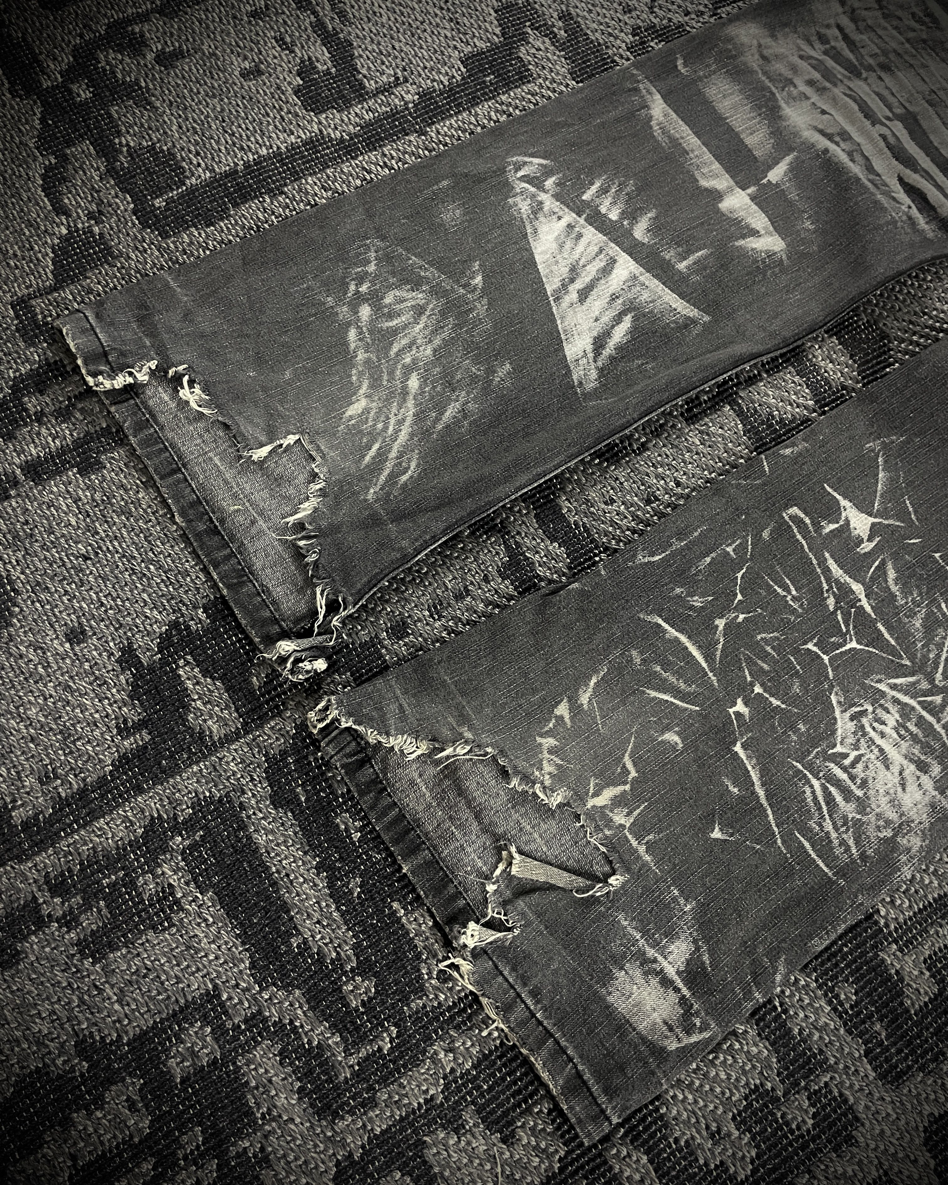 LOWBOX LOWBOX Dirty Washed Denim Size US 34 / EU 50 - 7 Thumbnail