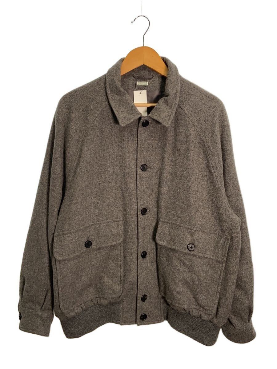 A.PRESSE Gray Cashmere Light Flannel Blouson Size US M / EU 48-50 / 2 - 1 Thumbnail