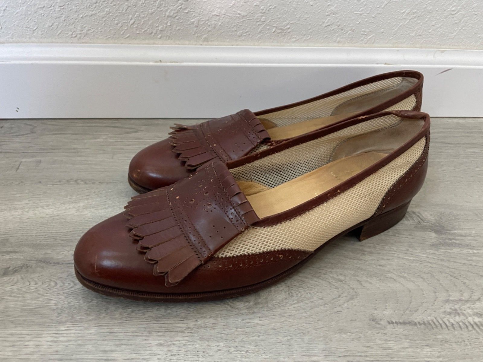 Polo Ralph Lauren 🔥 Polo Ralph Lauren® RARE 90s Benchmade Kiltie Mesh Loafer Size US 9.5 / EU 42-43 - 4 Thumbnail