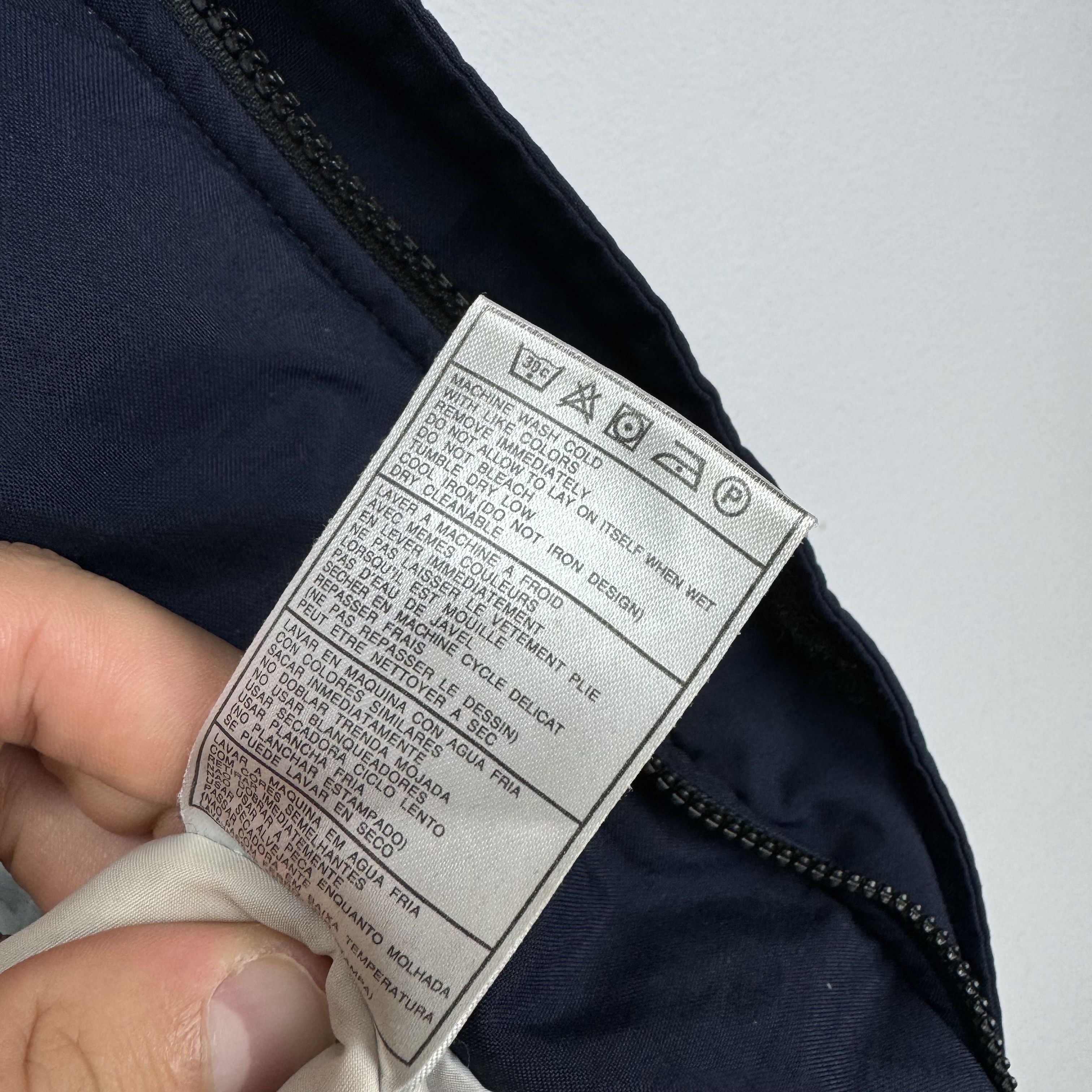 Nike × Vintage NIKE VINTAGE LONG JACKET NAVY DOUBLE SWOOSH 90S Size US XL / EU 56 / 4 - 9 Thumbnail