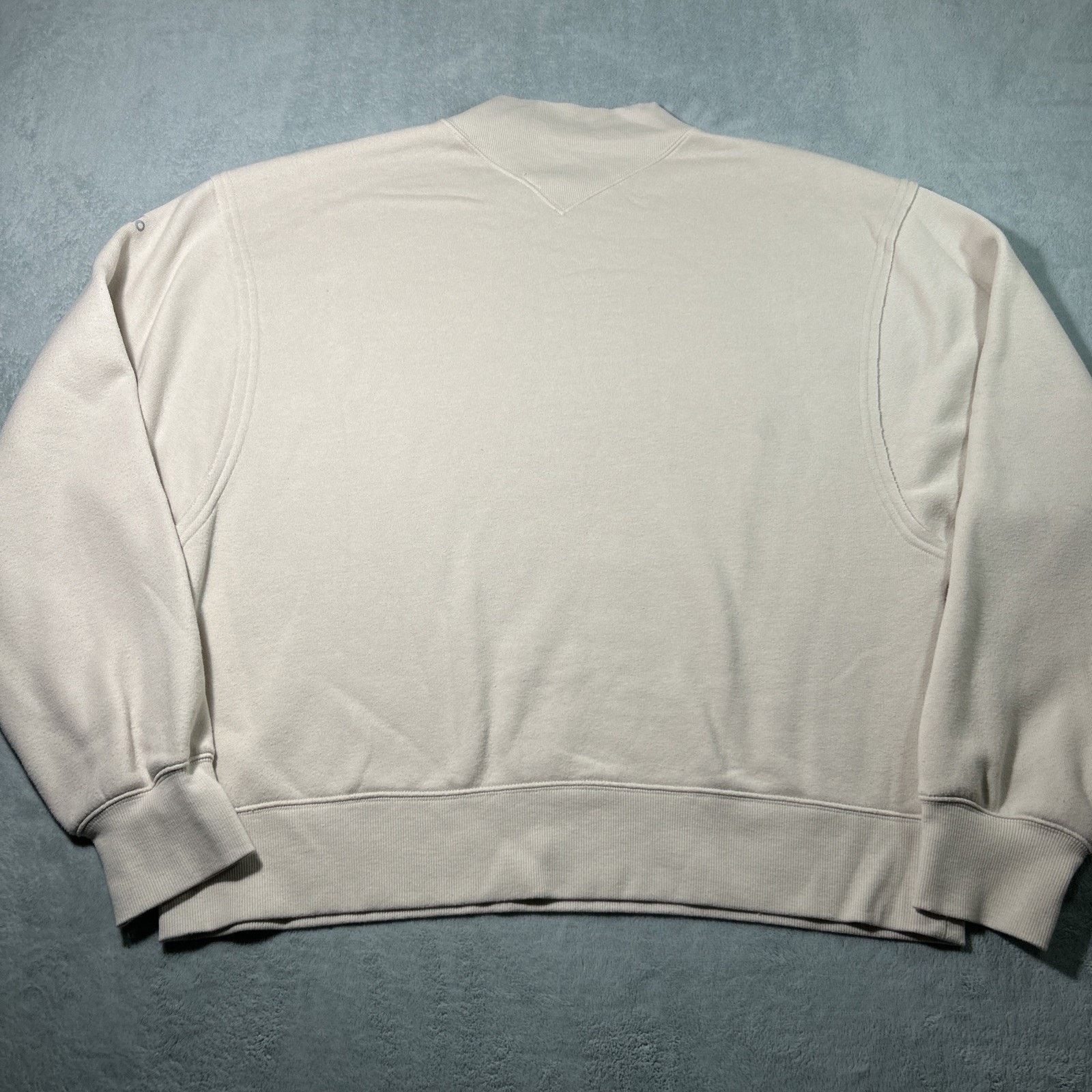 Alo Alo Blank Crewneck Sweatshirt Large Sweater Cream Ivory Size US L / EU 52-54 / 3 - 3 Thumbnail