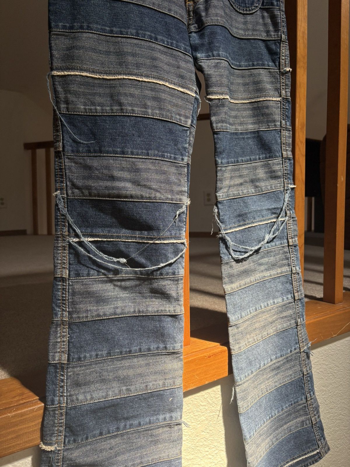 Hysteric Glamour ( RARE SIZE) Hysteric Glamour Hagi Kinky Panel Jeans Size US 32 / EU 48 - 6 Thumbnail