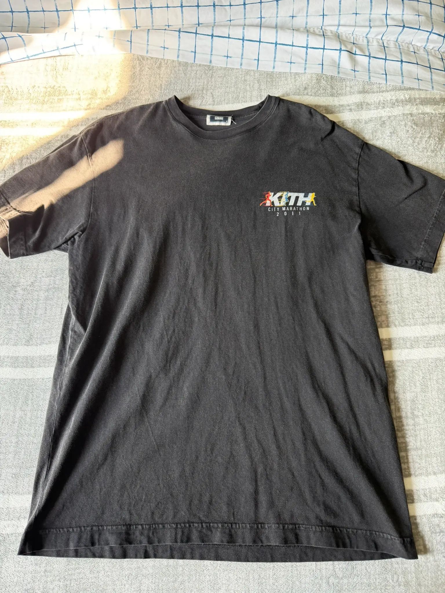 Kith Kith City Marathon Vintage Tee Black | Grailed