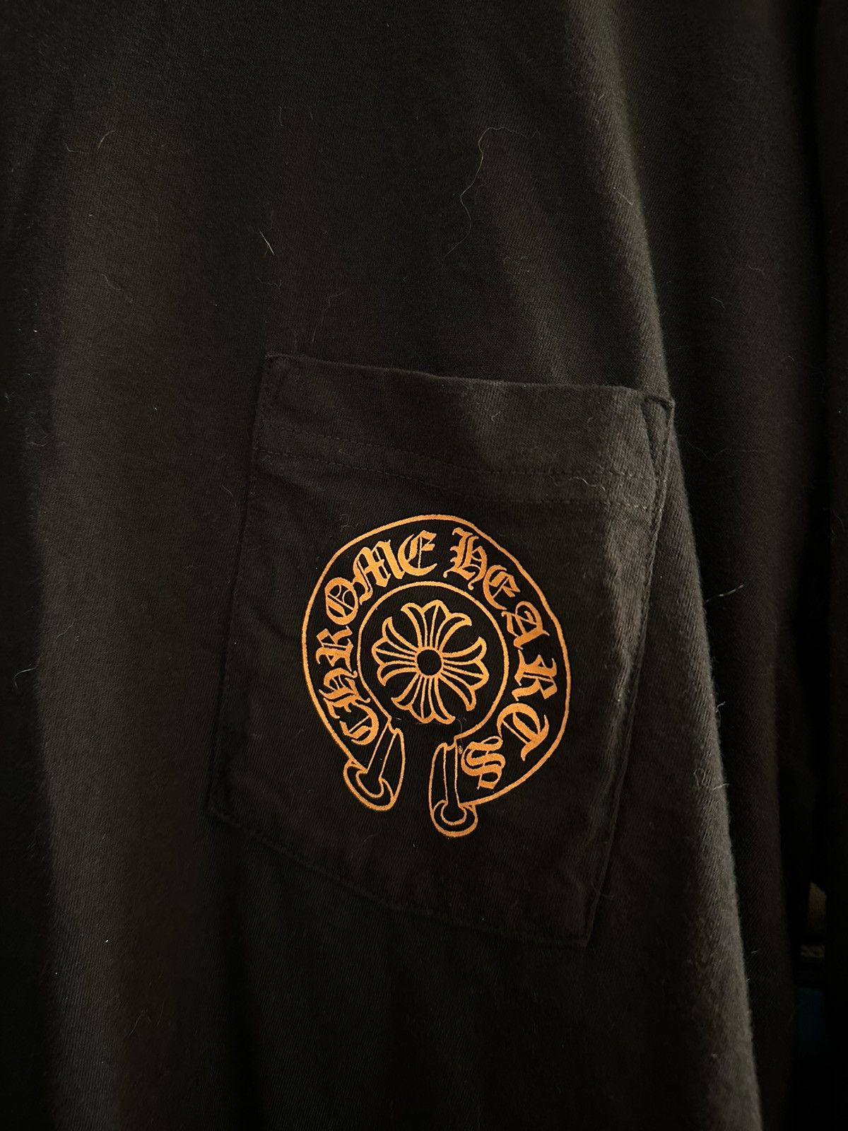 Chrome Hearts Chrome Hearts L/s Staff Black Orange Size US XL / EU 56 / 4 - 8 Thumbnail
