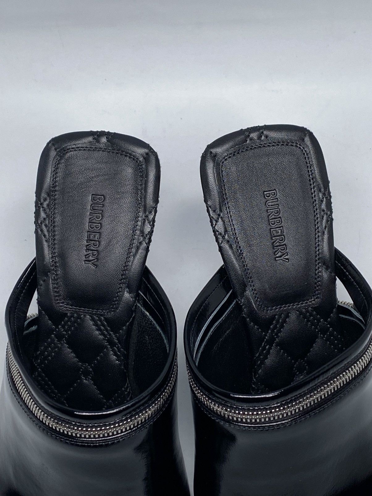 Burberry Burberry Peep High Heel Slide Sandals size 39 Size US 9 / IT 39 - 8 Thumbnail