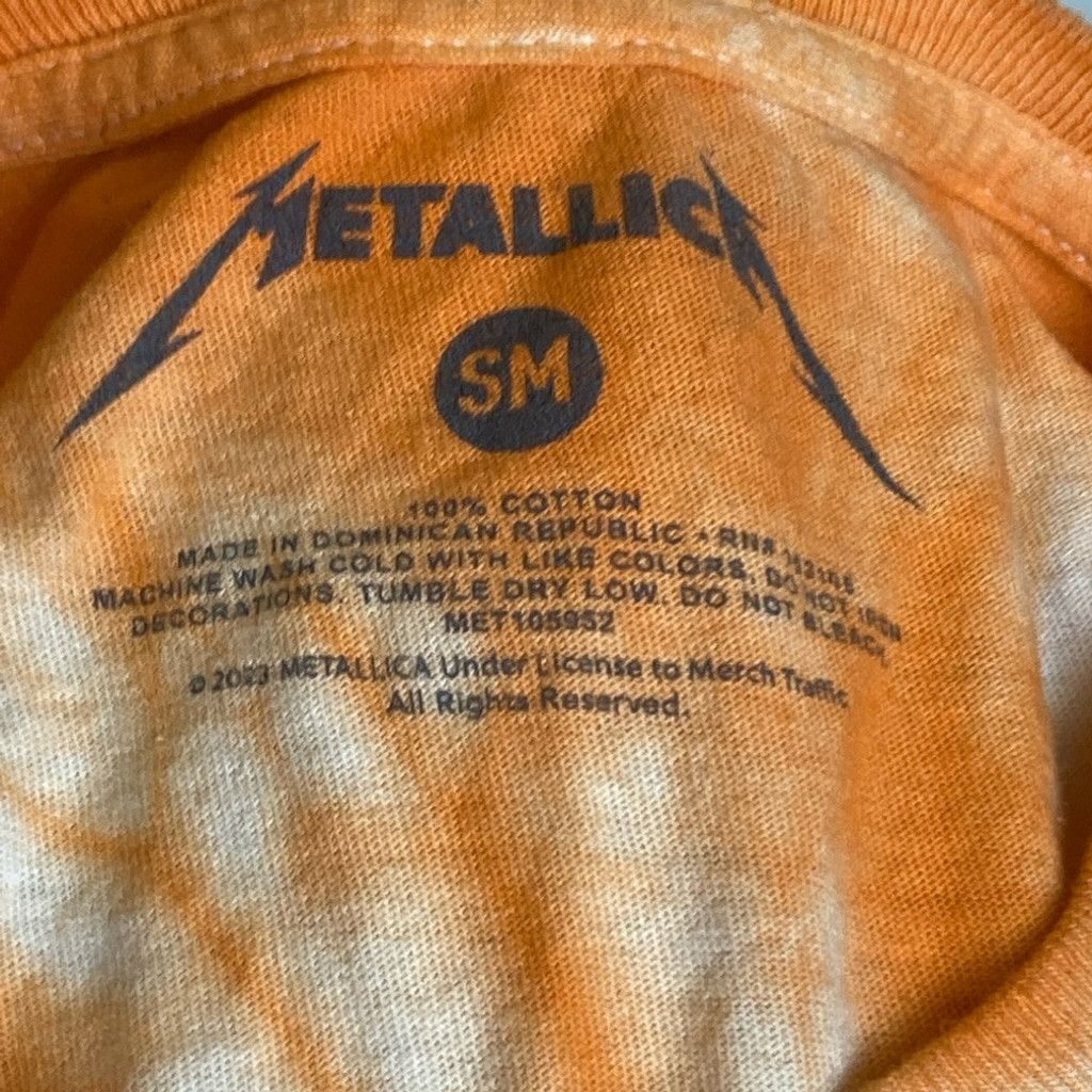 Metallica Orange Tie-Dye Short Sleeve Tee Size US S / EU 44-46 / 1 - 6 Thumbnail