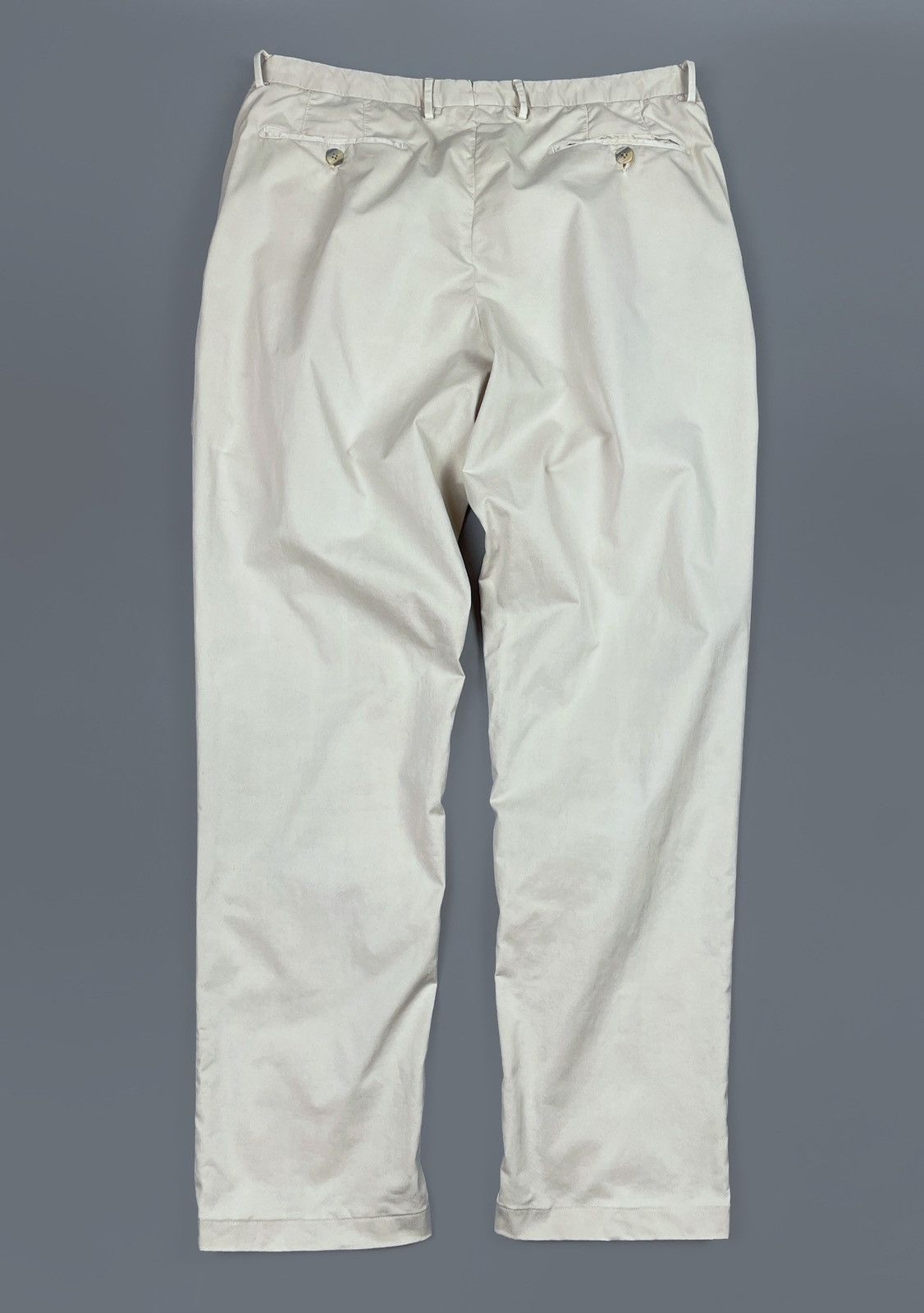 Boglioli Men's BOGLIOLI Milano Flat Front Beige Chino Pants Size 50 Size US 34 / EU 50 - 3 Thumbnail