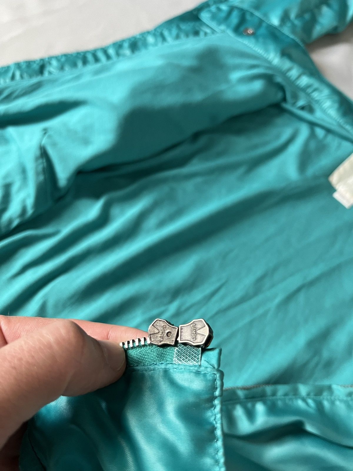 Diesel Diesel Turquoise Liquid Space Super Rare Bomber Jacket Size L / US 10 / IT 46 - 18 Thumbnail