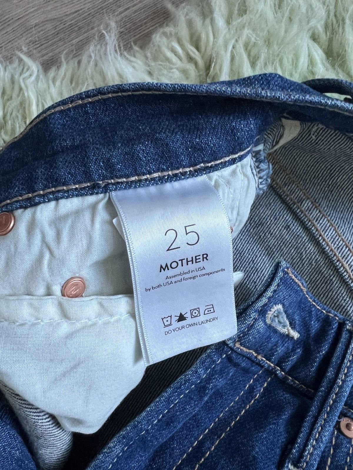 MOTHER MOTHER denim skinny flared crop jeans never worn Size 25" / US 0 / IT 36 - 2 Thumbnail