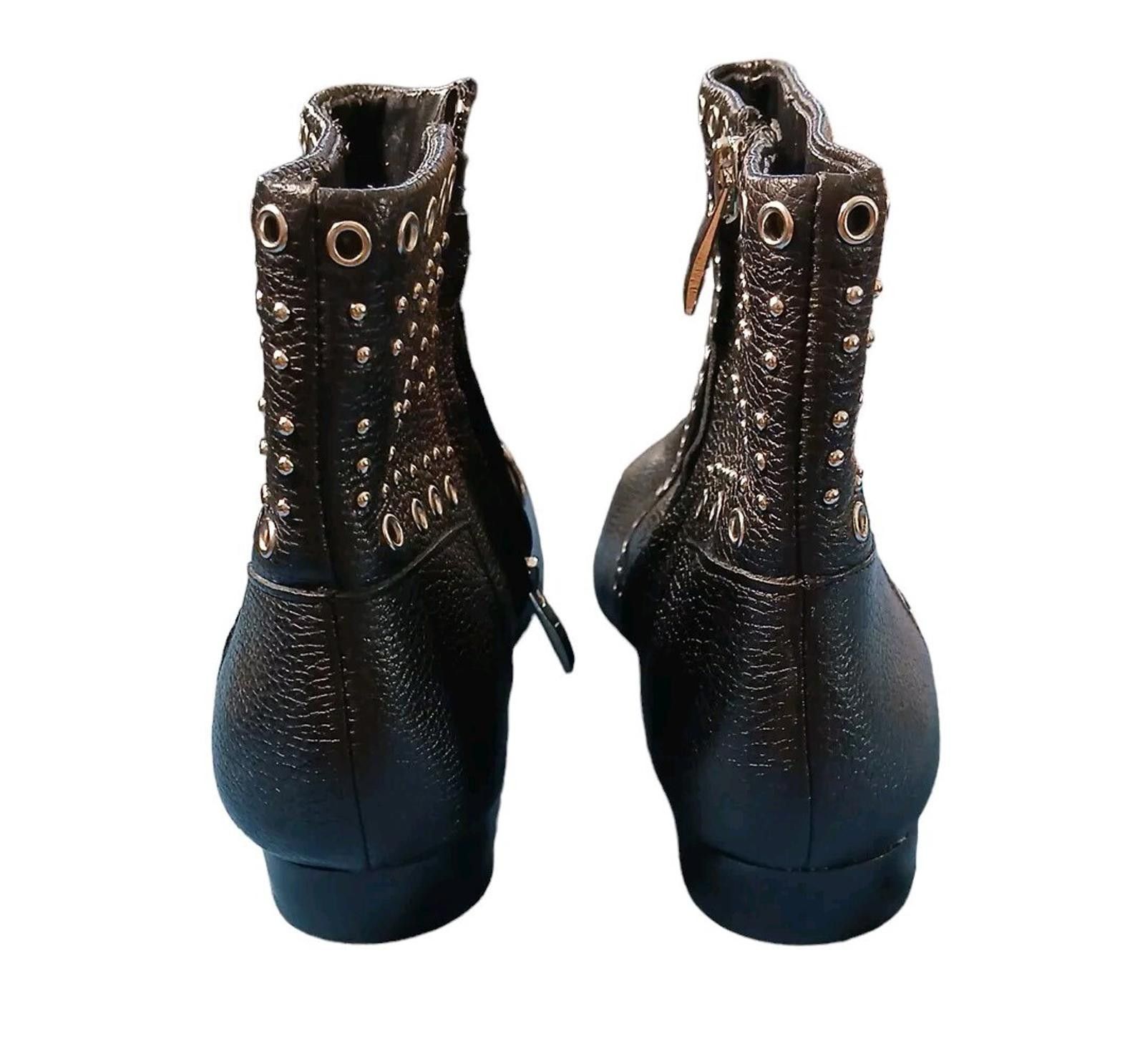 French Connection FRENCH CONNECTION Charlene Leather Metal Grommets Boots 7 Size US 7 / IT 37 - 4 Thumbnail