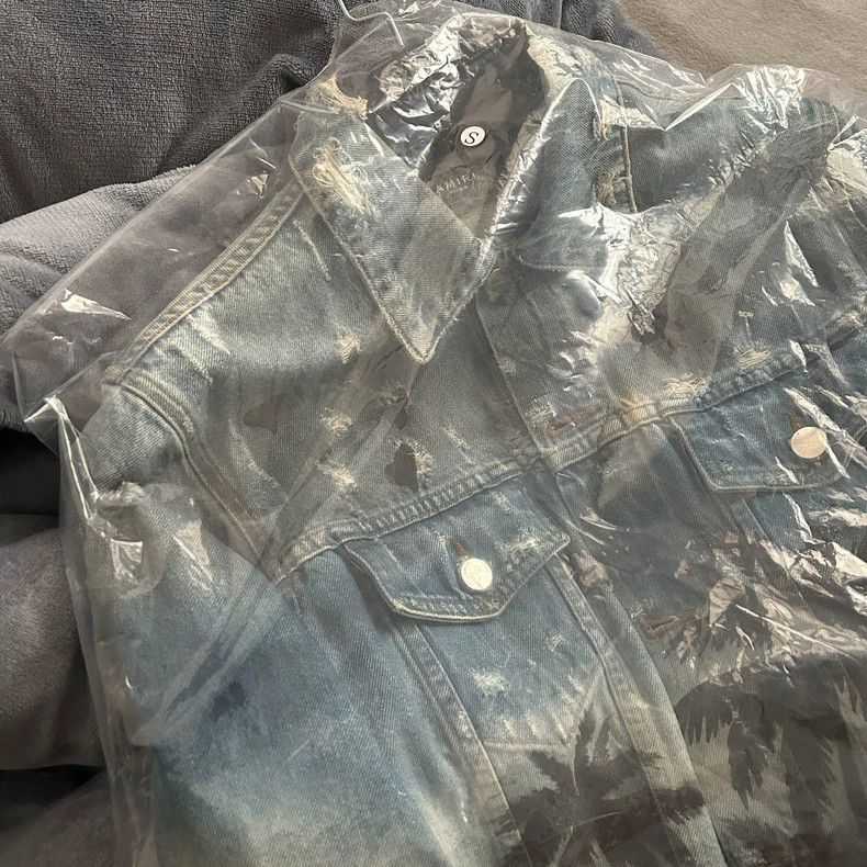 Amiri Amiri 18ss palm tree deinm jacket Size US M / EU 48-50 / 2 - 2 Thumbnail