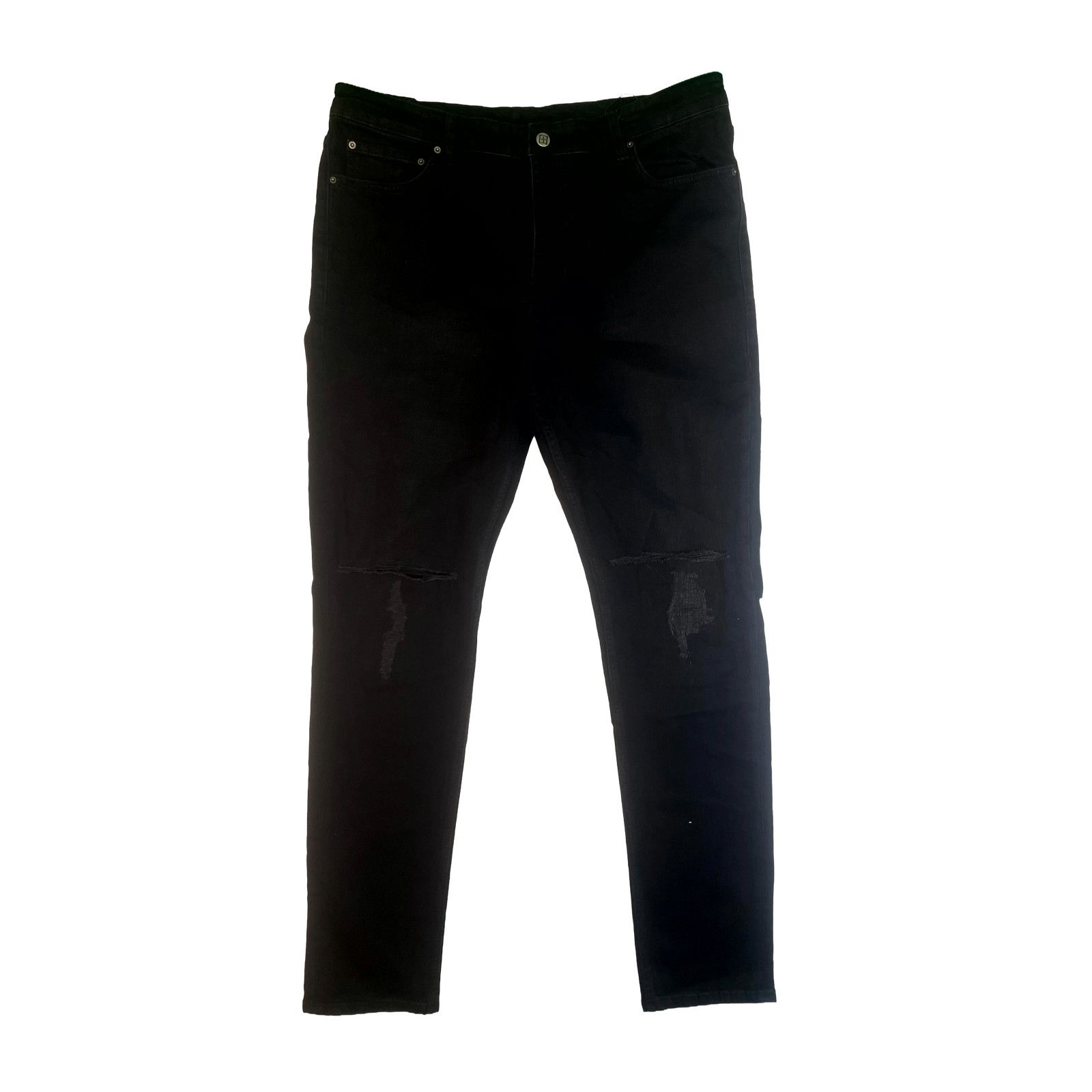 Purple Brand Purple Brand Ripped Grey Wash Jeans Size US 38 / EU 54 - 1 Thumbnail