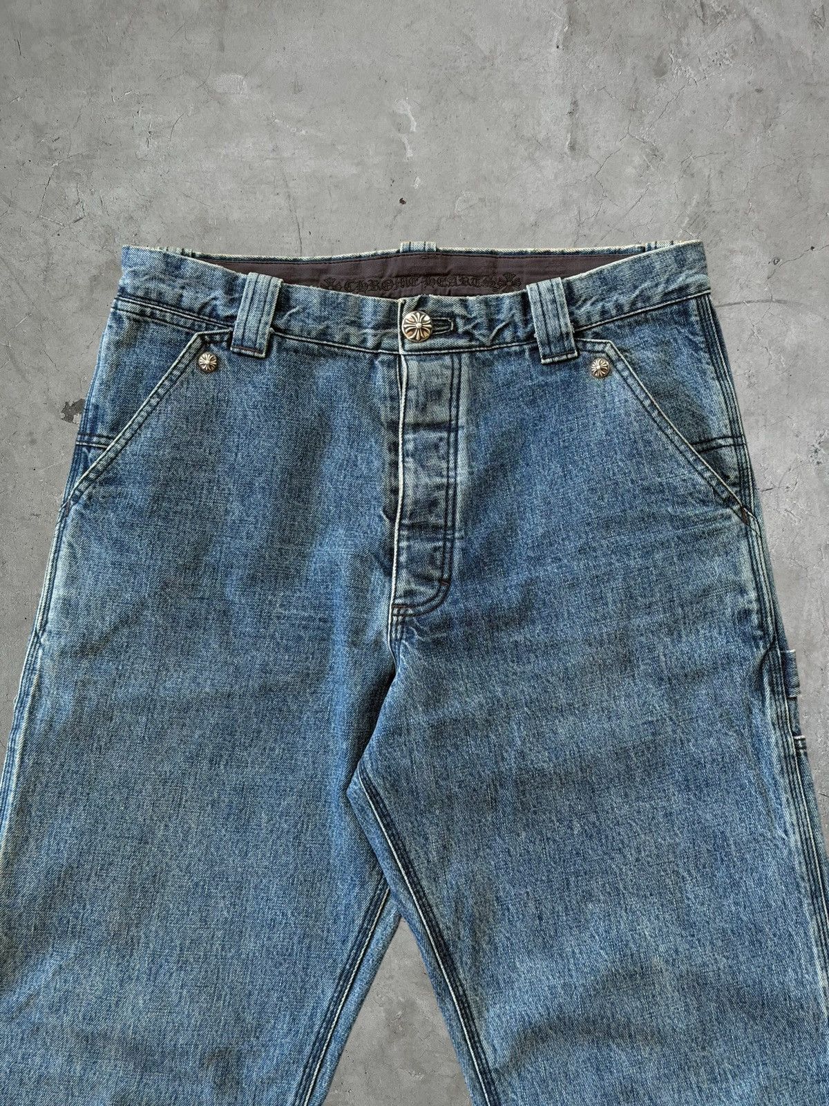Chrome Hearts Chrome Hearts Turbo Diesel Carpenter Denims Size US 34 / EU 50 - 4 Thumbnail