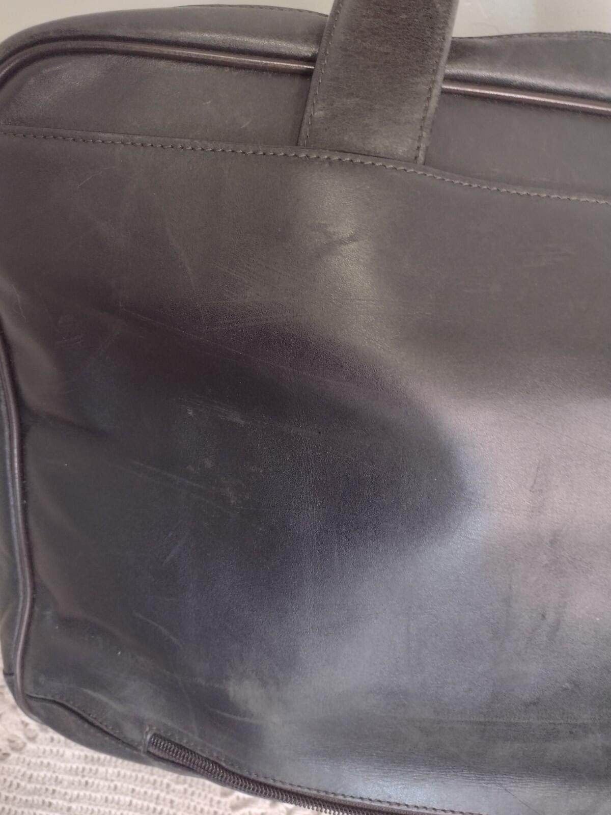 Hartmann Hartmann Aviator Leather Briefcase Luxury Travel Bag Brown Size ONE SIZE - 9 Thumbnail