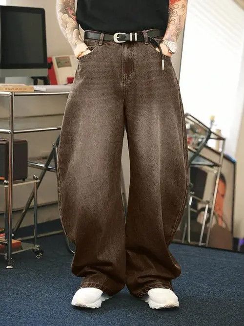 Jean Retro Y2k Denim Jeans Relaxed Fit Size US 36 / EU 52 - 1 Thumbnail