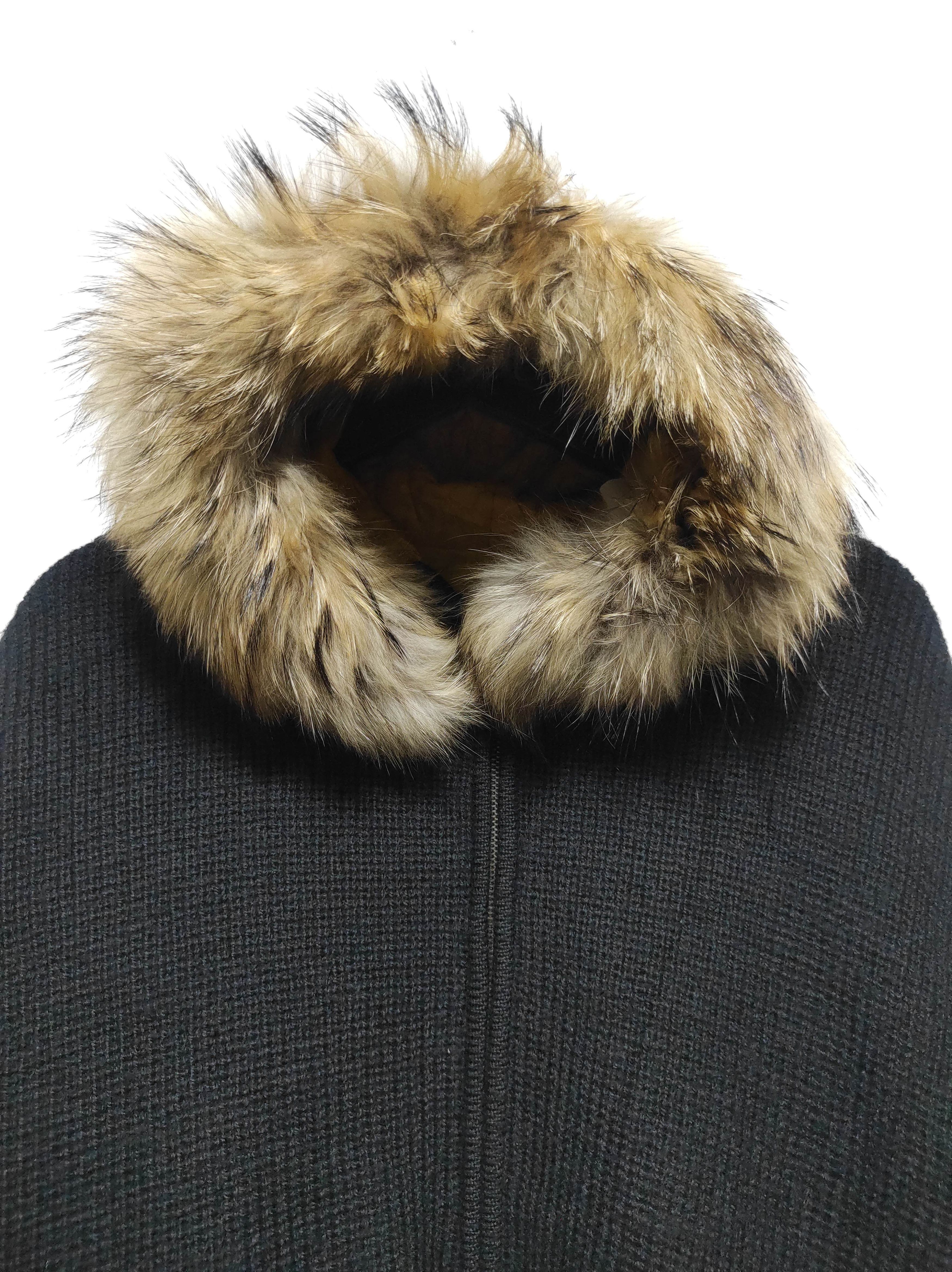Mr. Junko Mr.Junko Knit Fur Hoodie If6Was9 LGB style Size US L / EU 52-54 / 3 - 4 Thumbnail