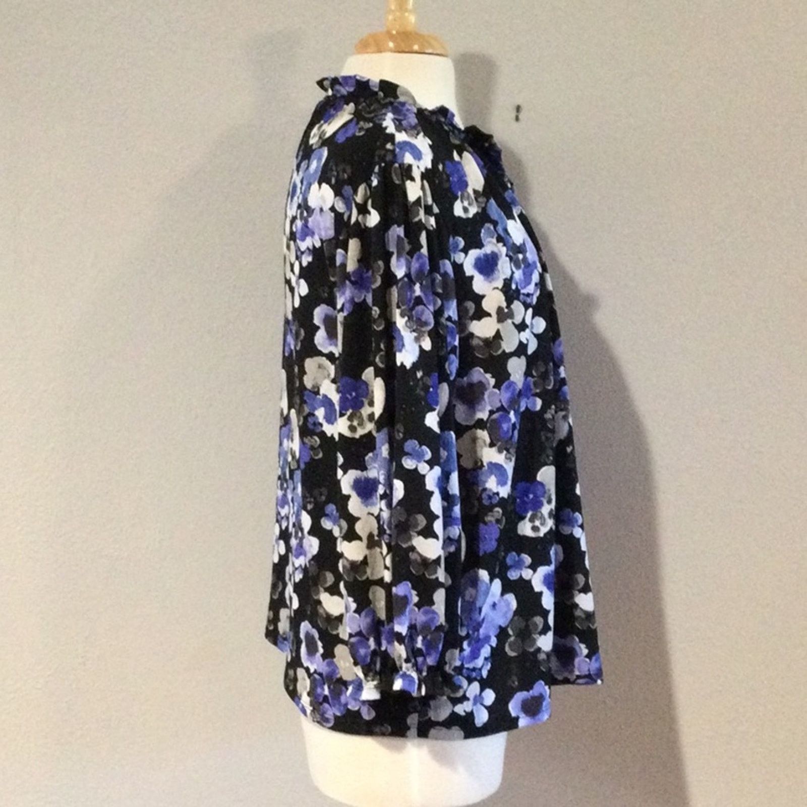 Other Cato Est. 1946 Multicolor Peplum Sleeve Floral Blouse Sz XL Size XL / US 12-14 / IT 48-50 - 5 Thumbnail
