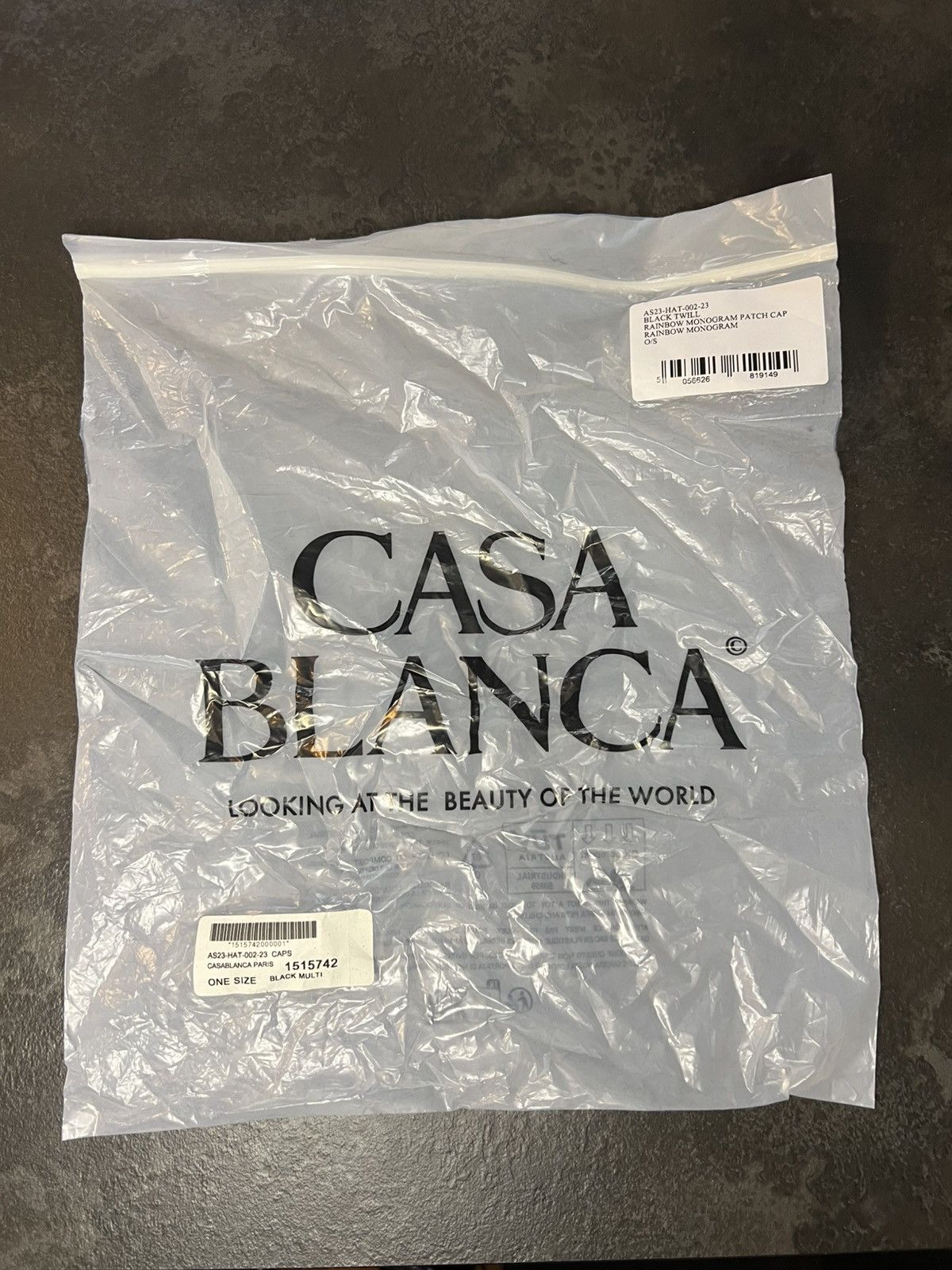 Casablanca Casablanca Tennis Club Cap – Black / Multicolor Logo (New) Size ONE SIZE - 6 Thumbnail
