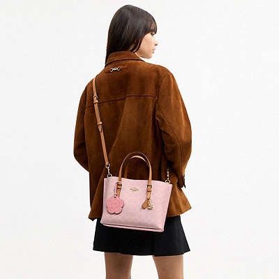 Coach NWT Coach Mollie Tote Bag 25 Signature Canvas With Charms Size ONE SIZE - 2 Thumbnail