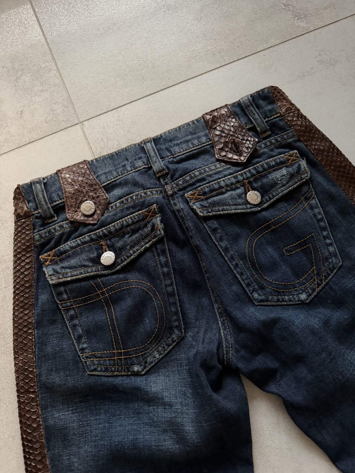 Dolce & Gabbana Vintage Dolce and Gabbana python pants Size 26" / US 2 / IT 38 - 6 Thumbnail