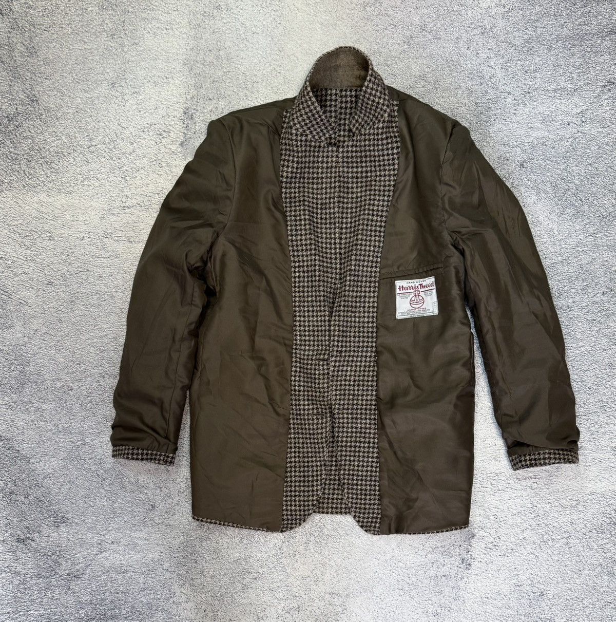 Harris Tweed Harris Tweed Wool Blazer 42 Handwoven Sport Coat Made In UK Size 42R - 11 Thumbnail